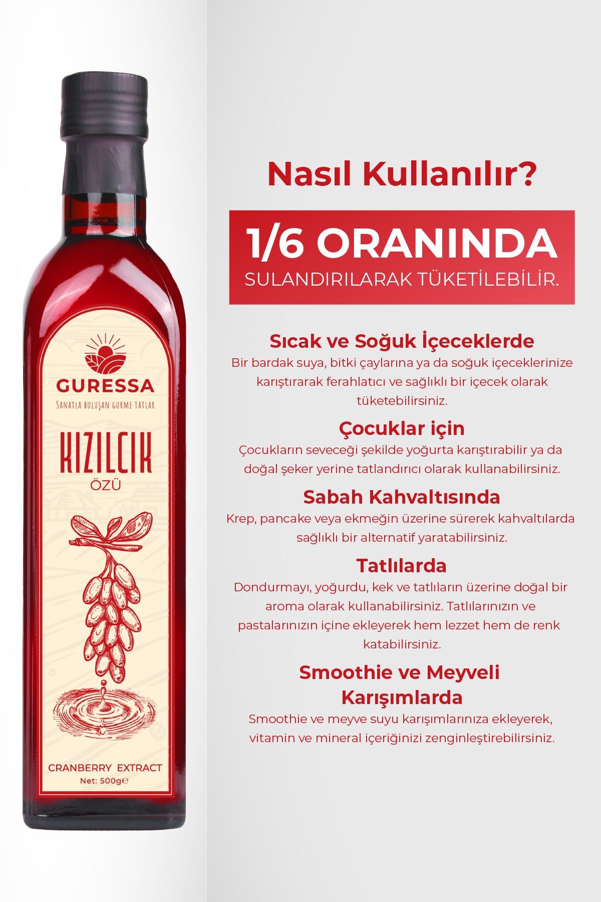 Kızılcık Özü 500 gr
