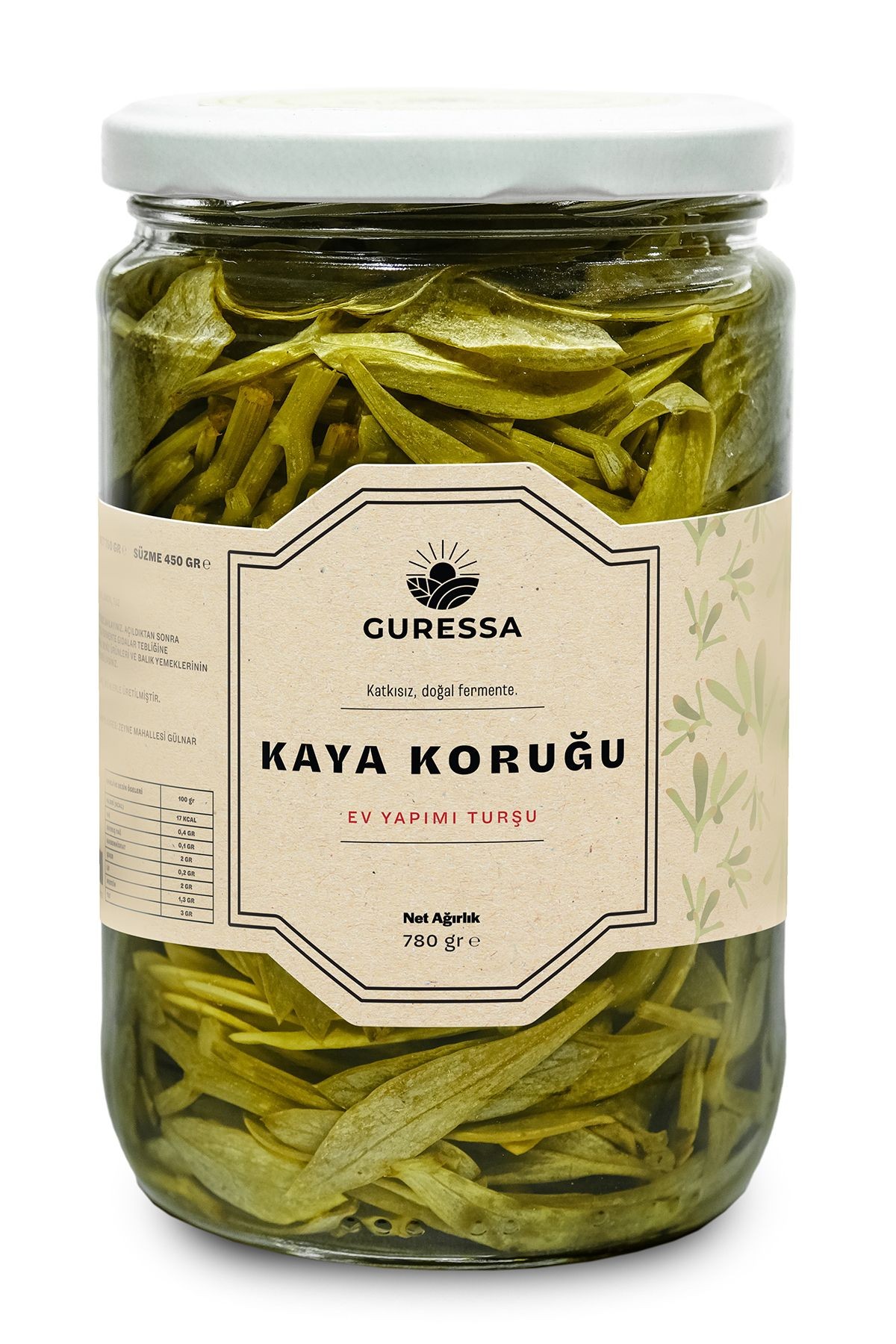 Kaya Koruğu Turşusu 780 Gr Doğal Ev Yapımı