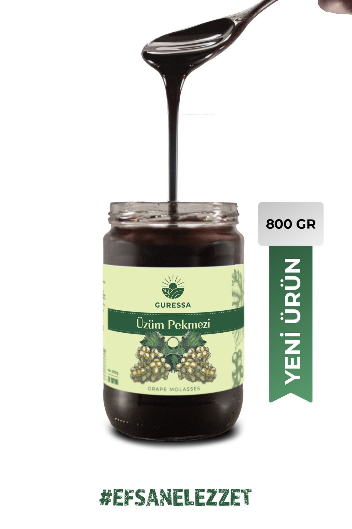Üzüm Pekmezi 800 gr Şeker İlavesiz Ev Yapımı