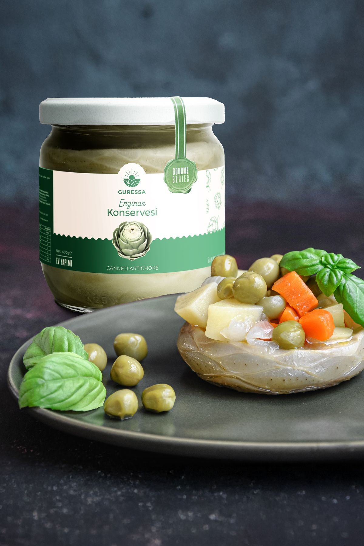 Enginar Konservesi 400 Gr (5 Adet) Doğal Ev Yapımı