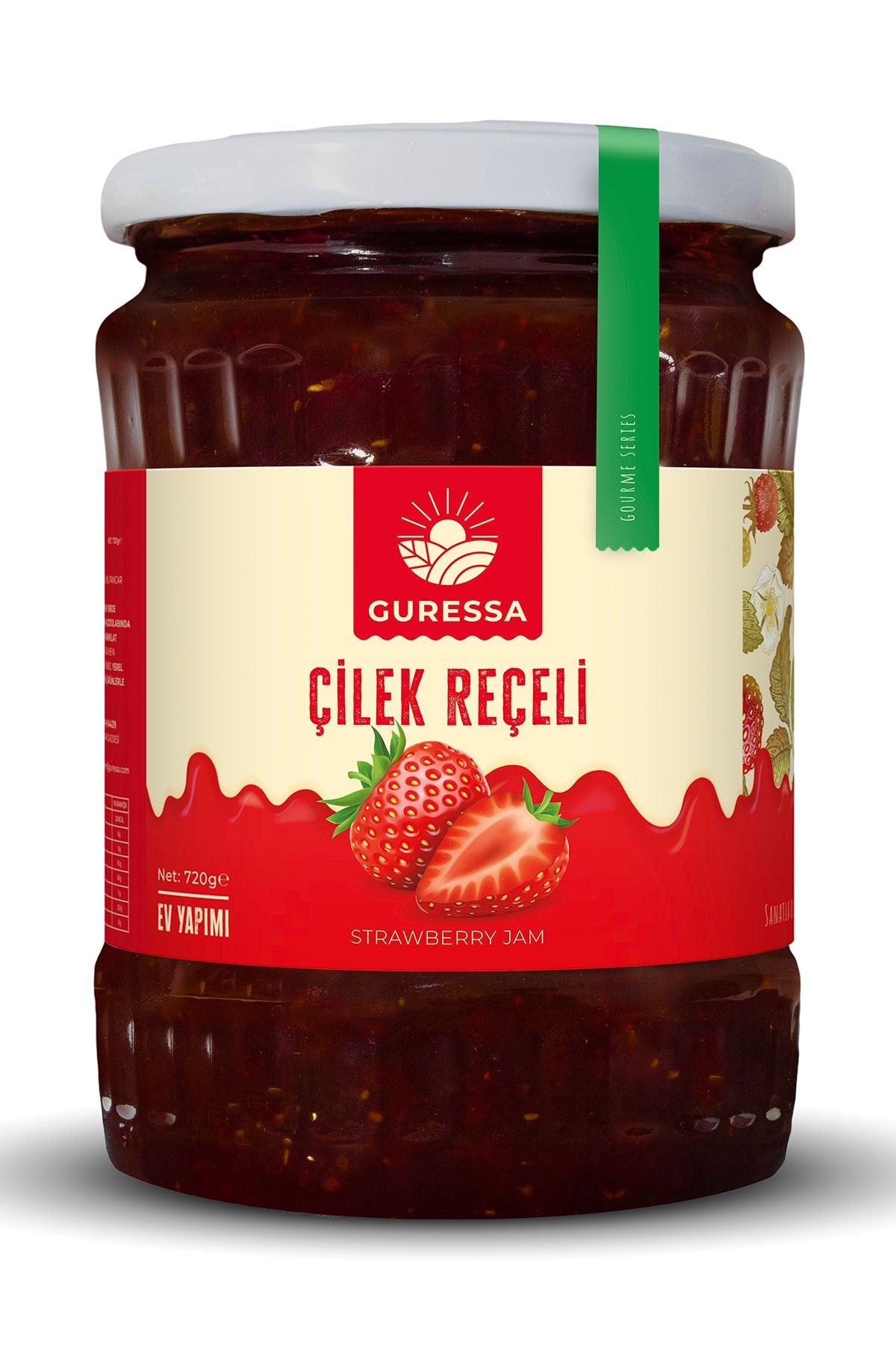Çilek Reçeli 720 Gr Doğal Ev Yapımı