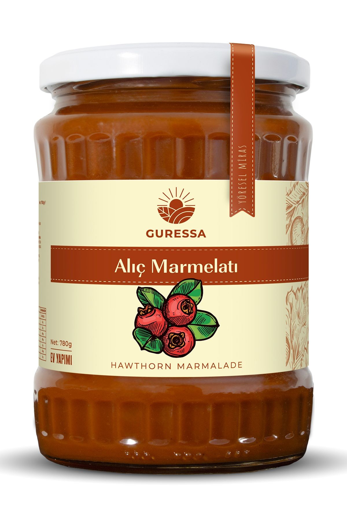 Alıç Marmelatı 780 Gr Doğal Ev Yapımı
