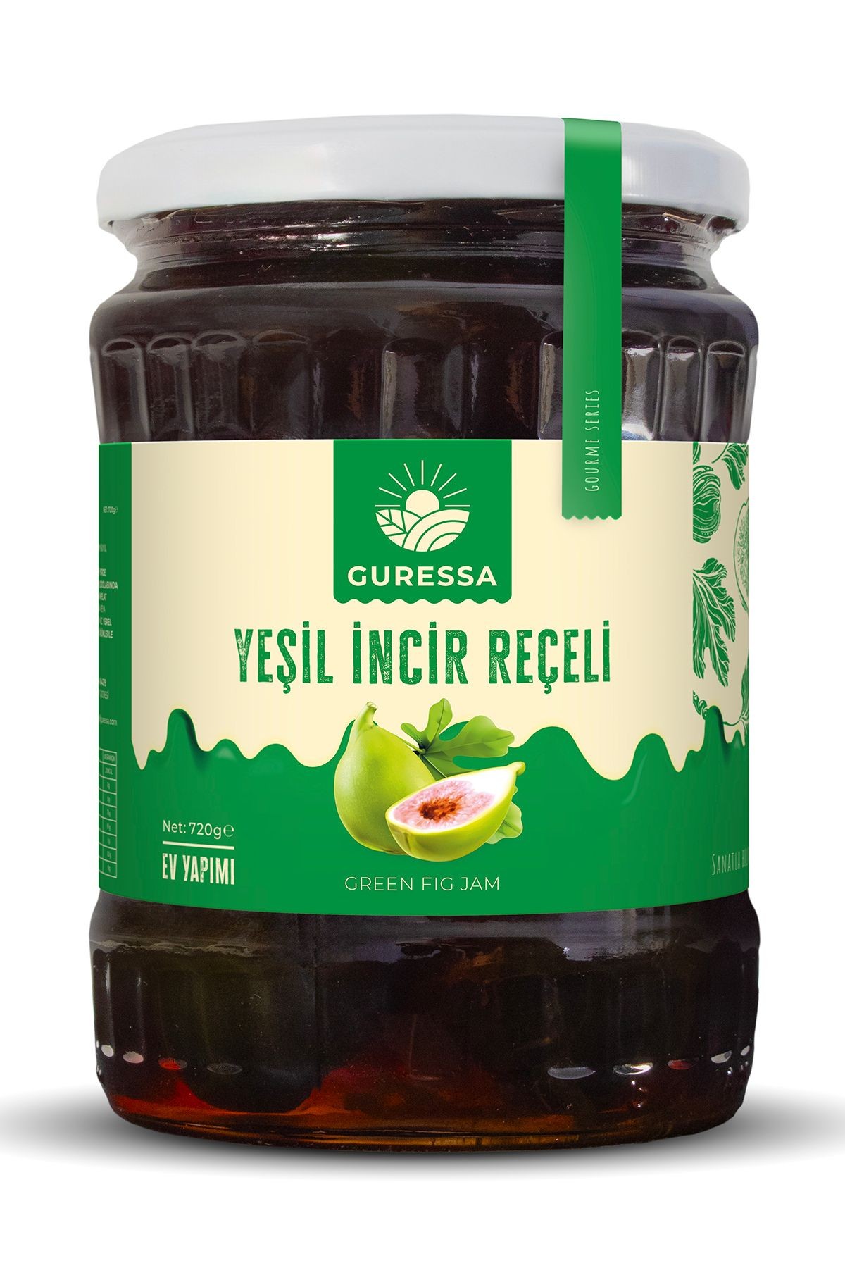 Yeşil (Ham) İncir Reçeli 720 Gr Doğal Ev Yapımı