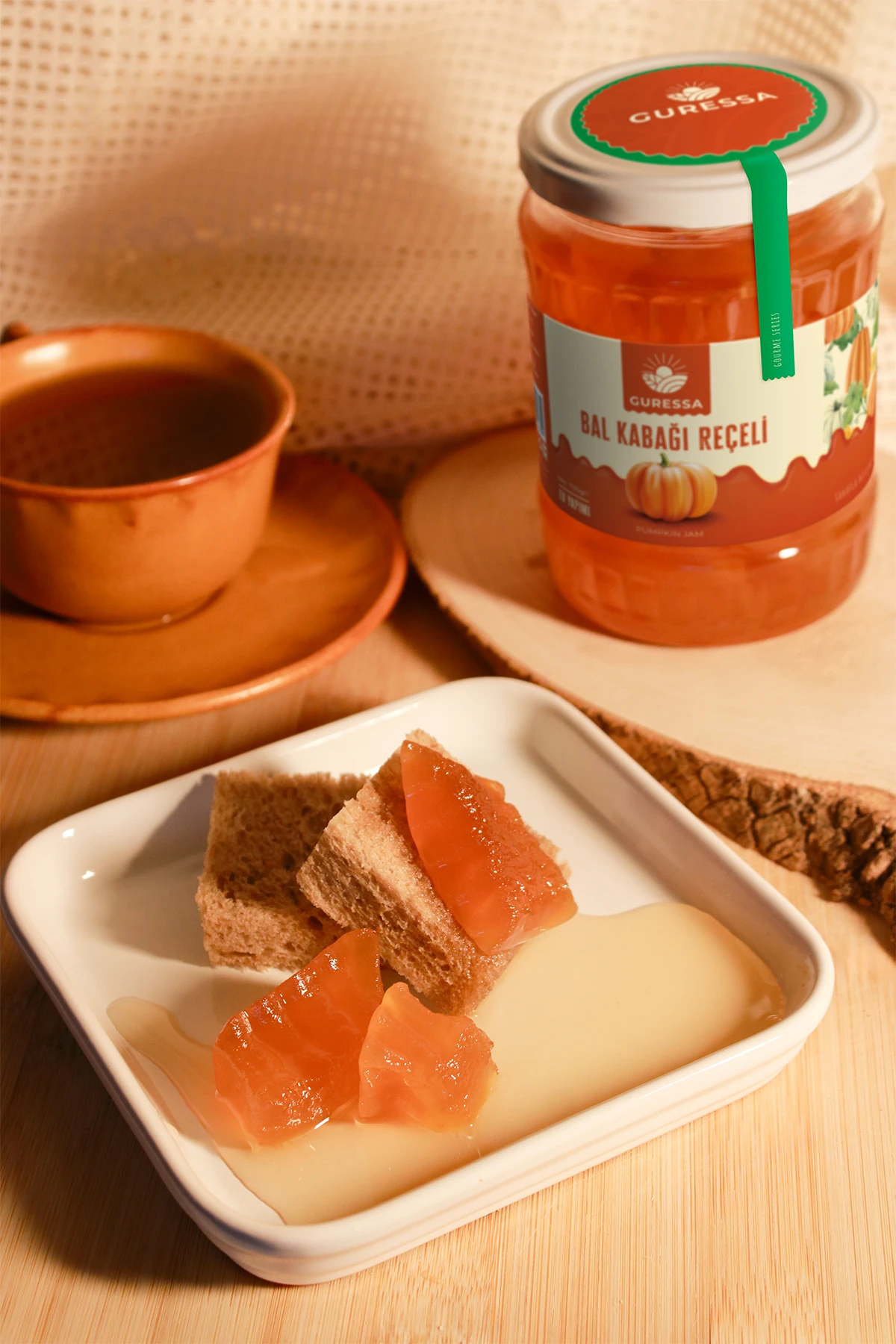 Çıtır Bal Kabak Reçeli 720 Gr Doğal Ev Yapımı