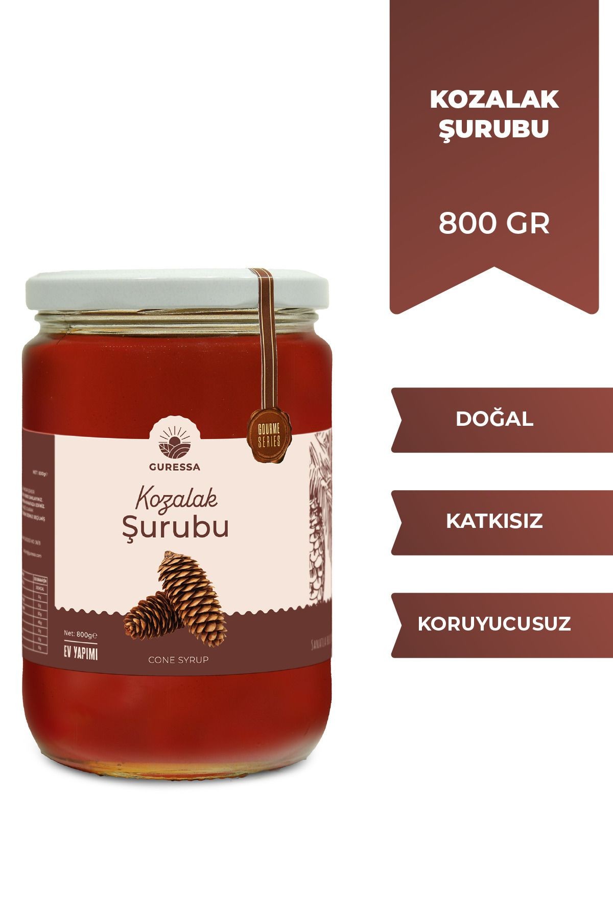 Kozalak Şurubu 800 gr Doğal Butik Üretim