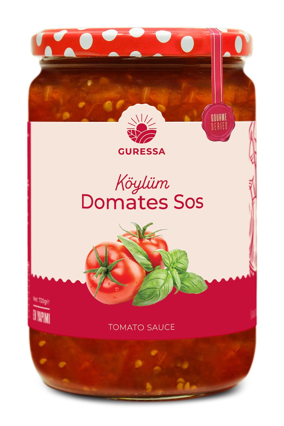 Köylüm Domates Sosu 720 Gr Doğal Ev Yapımı
