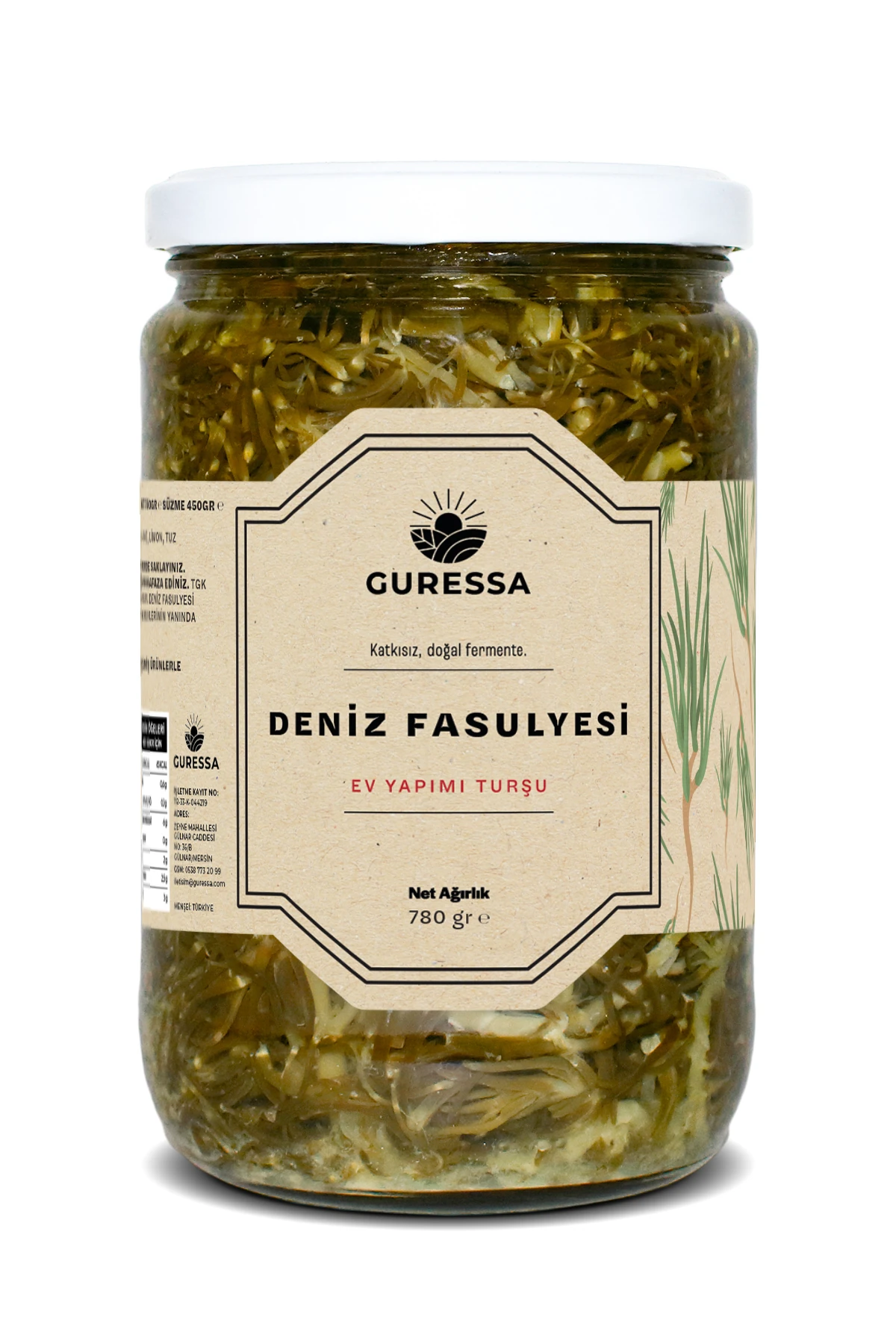 Deniz Fasülyesi Turşusu 780 Gr Doğal Ev Yapımı