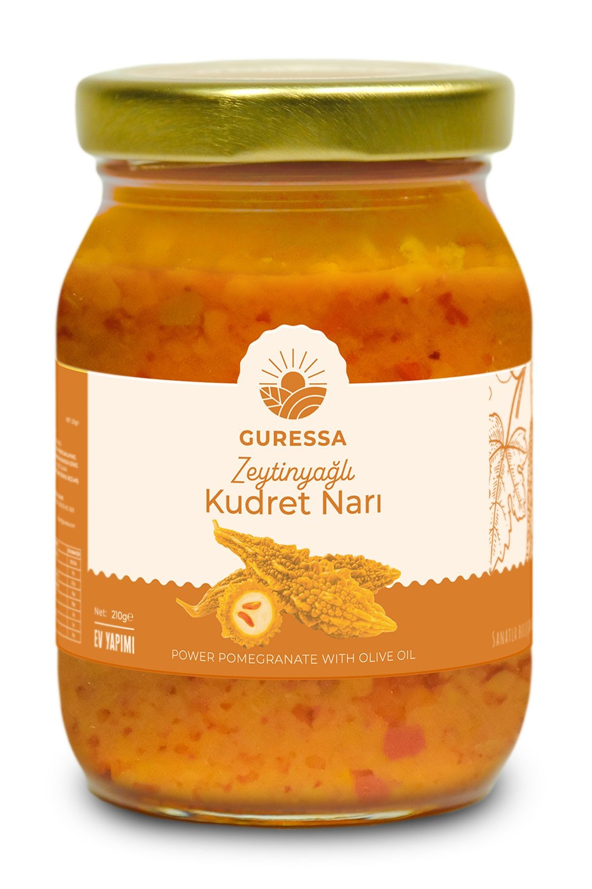 Zeytinyağlı Kudret Narı 210 gr Butik Üretim