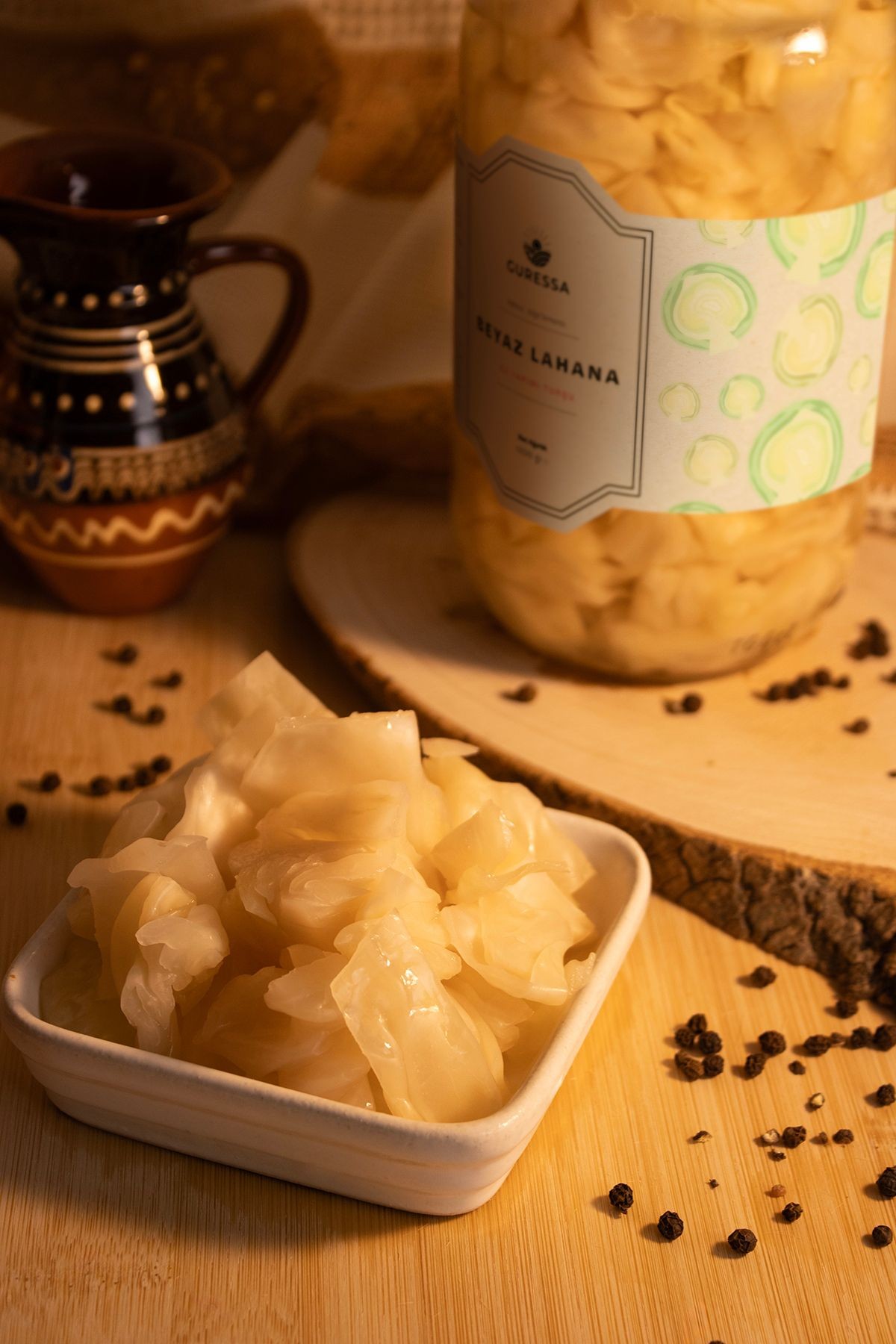 Beyaz Lahana Turşusu 1200 gr Doğal Ev Yapımı