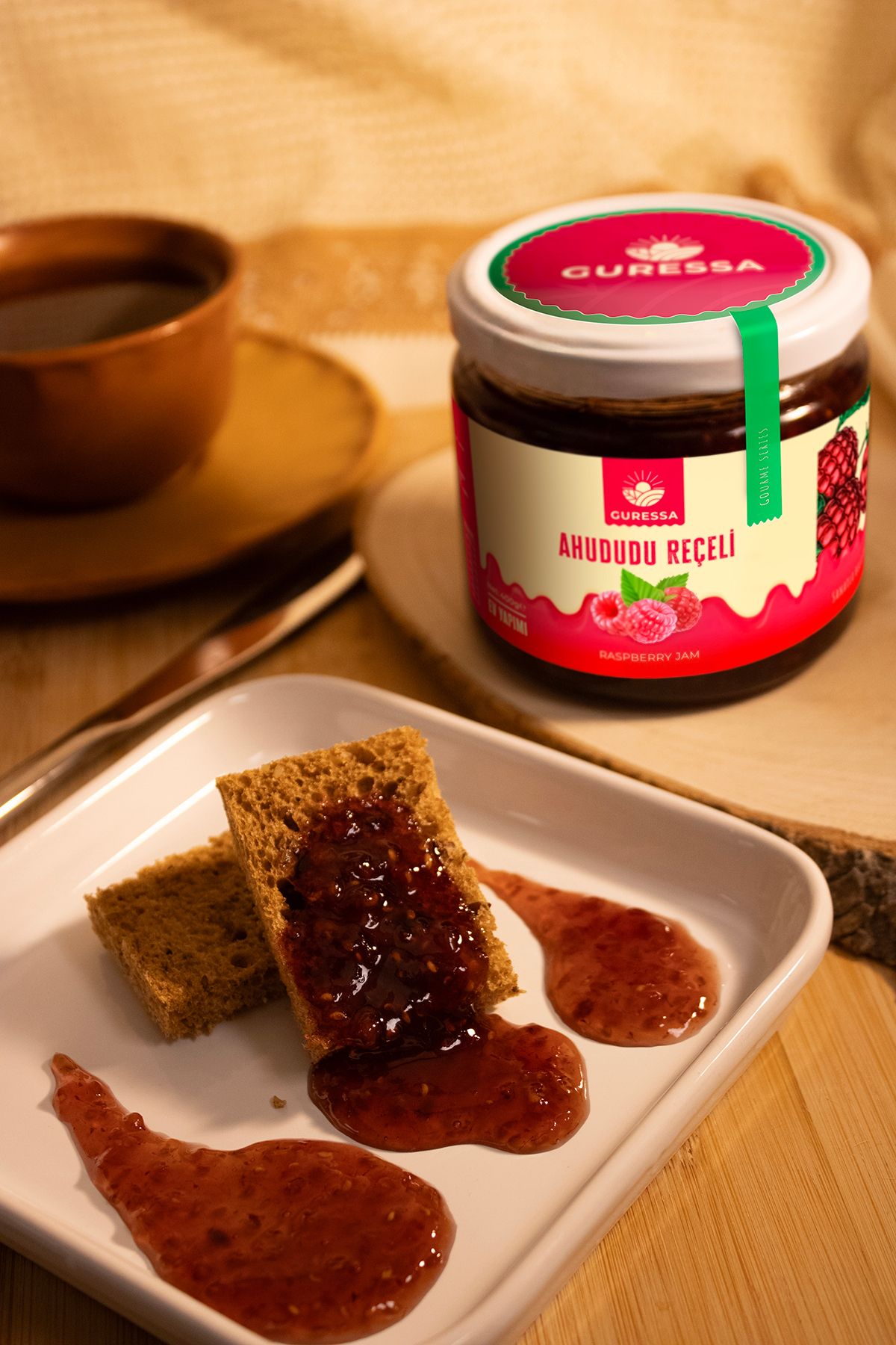Ahududu Reçeli 400 Gr Doğal Ev Yapımı