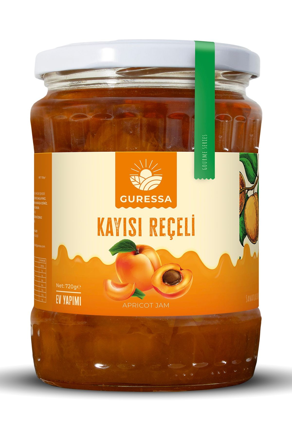 Kayısı Reçeli 720 Gr Doğal Ev Yapımı