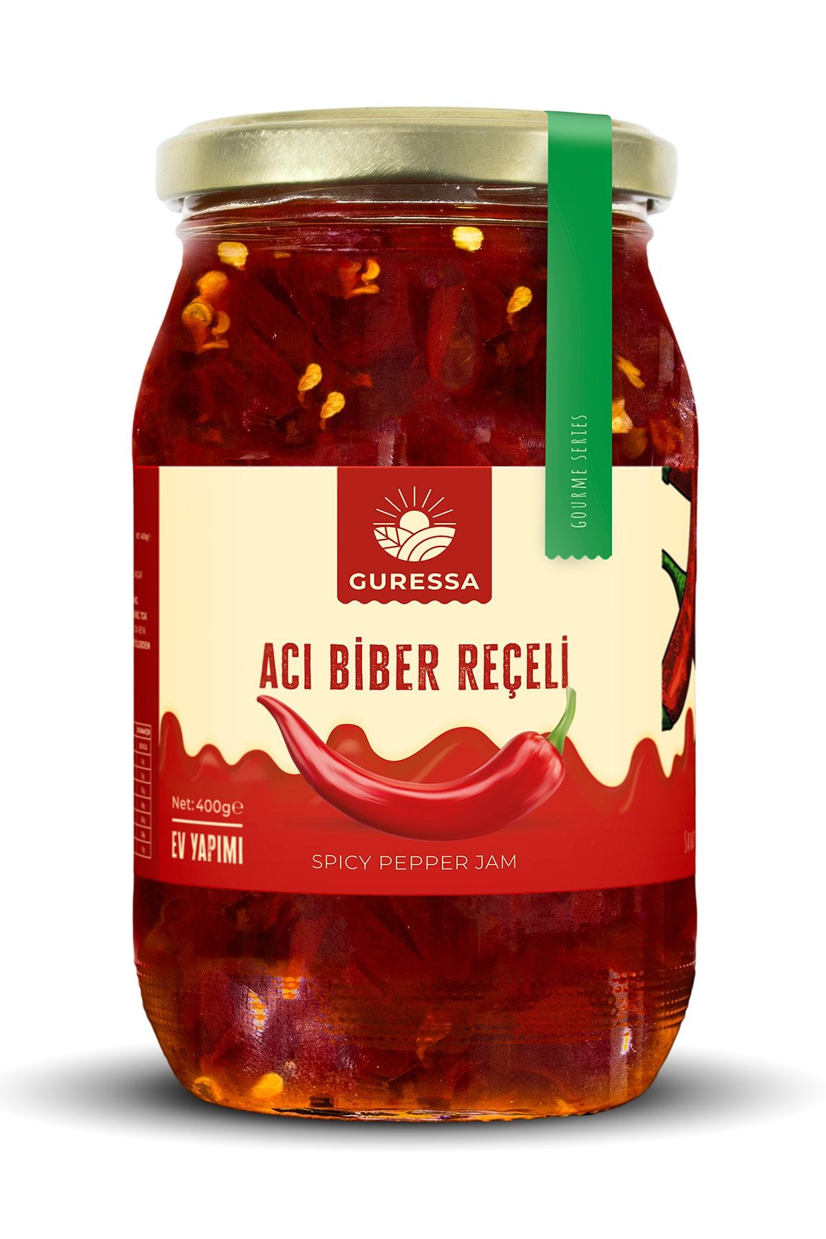 Acı Biber Reçeli 400 Gr Doğal Ev Yapımı