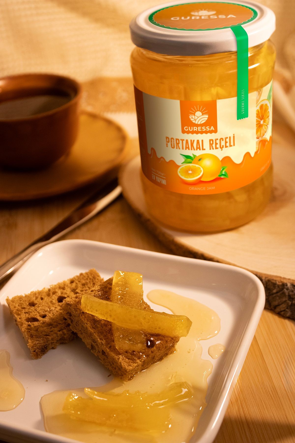 Portakal Reçeli 720 Gr Doğal Ev Yapımı