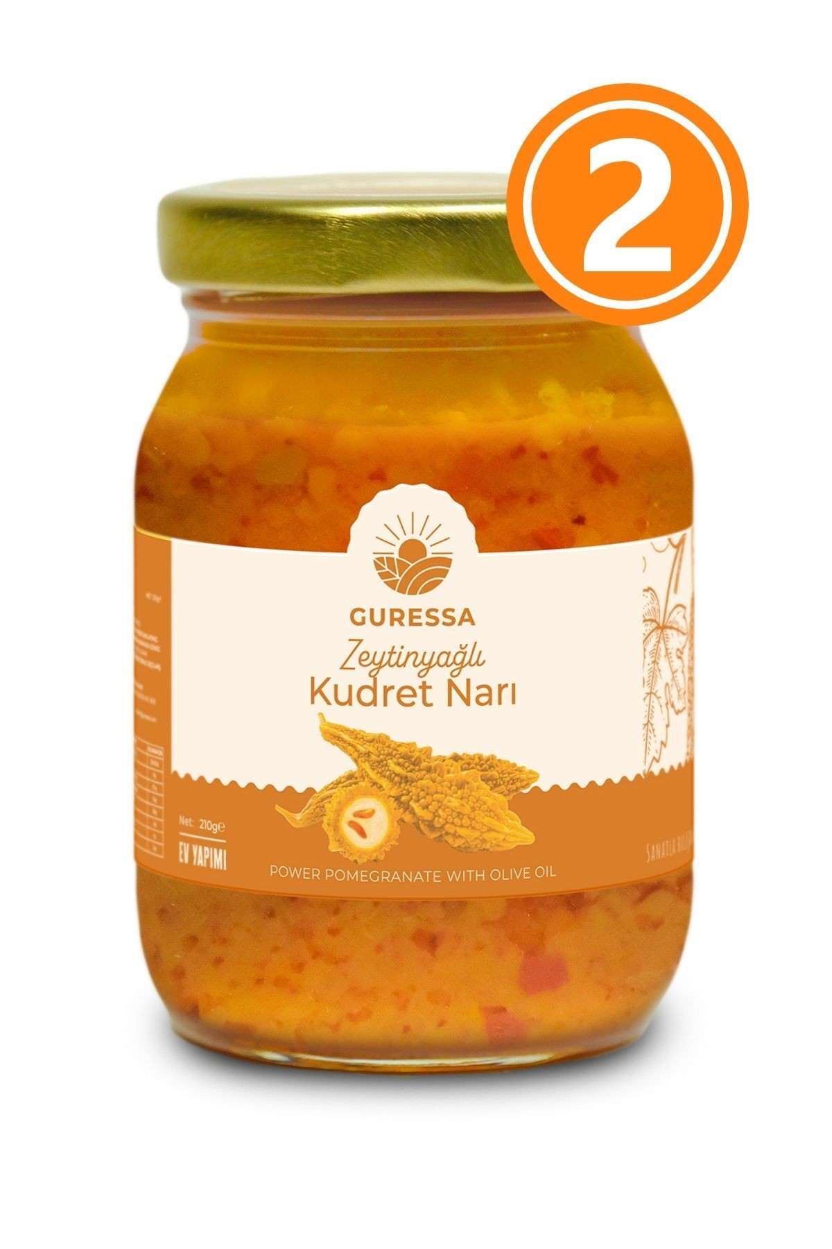 Zeytinyağlı Kudret Narı 210 Gr 2'li Avantaj Paketi