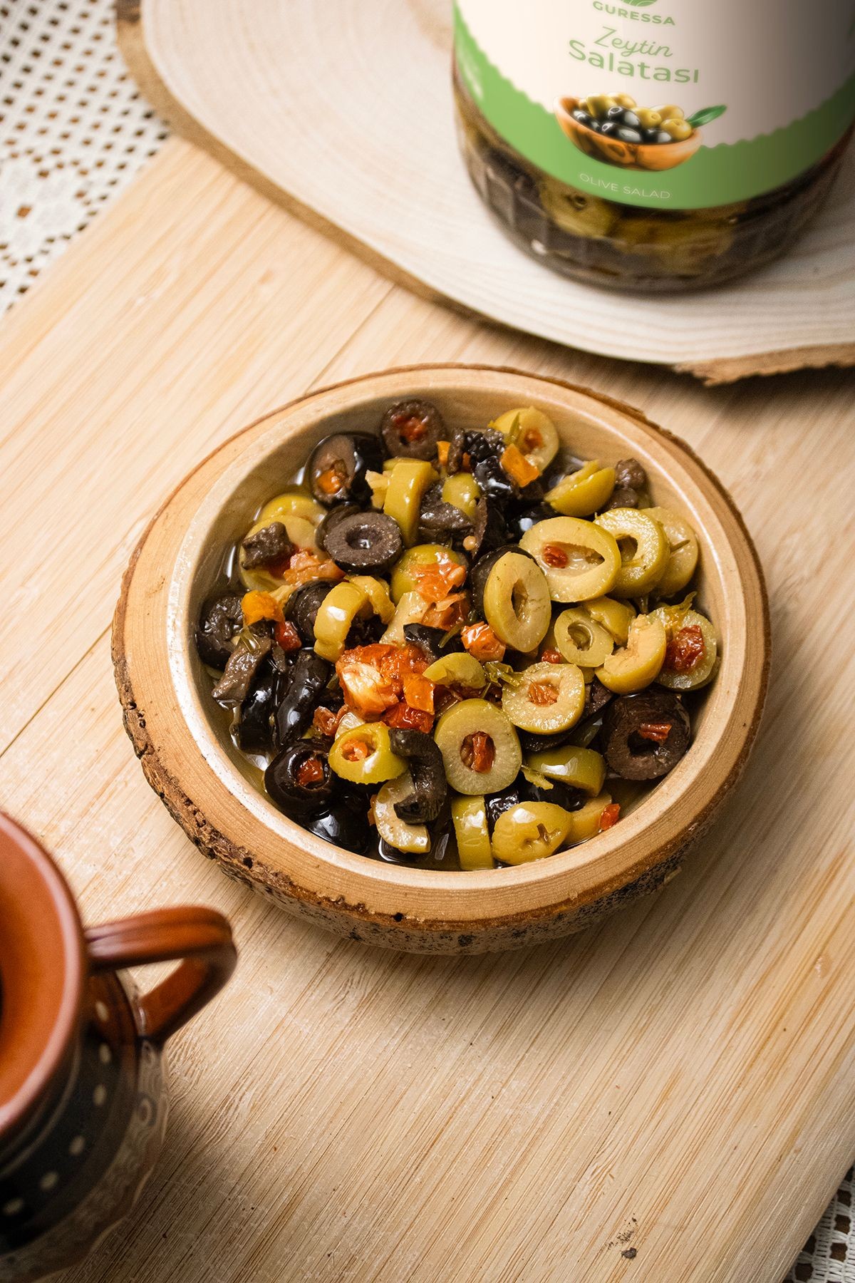 Zeytin Salatası 720 Gr Doğal Ev Yapımı