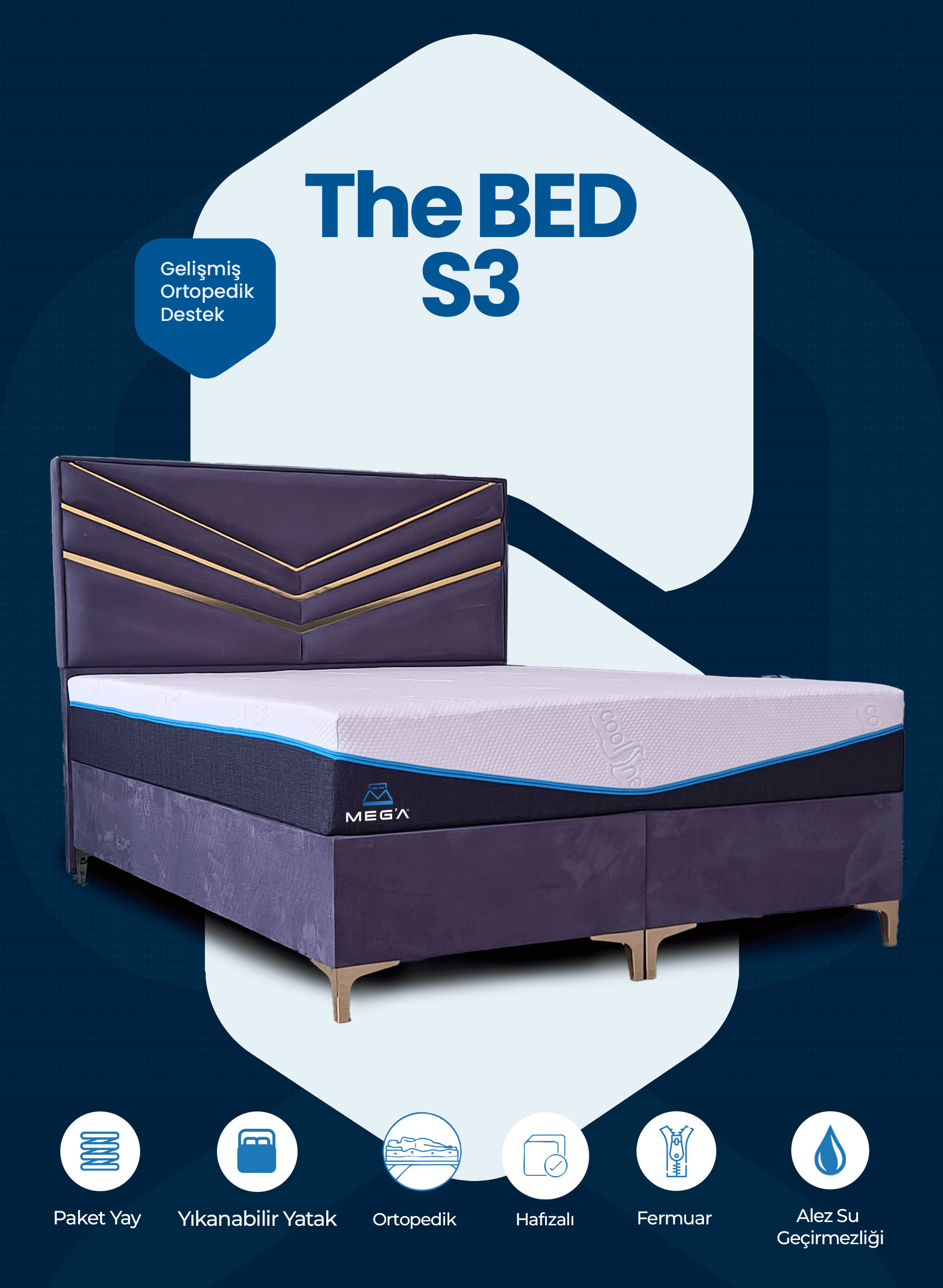 Meg'a The Bed S3 150x200 main variant image