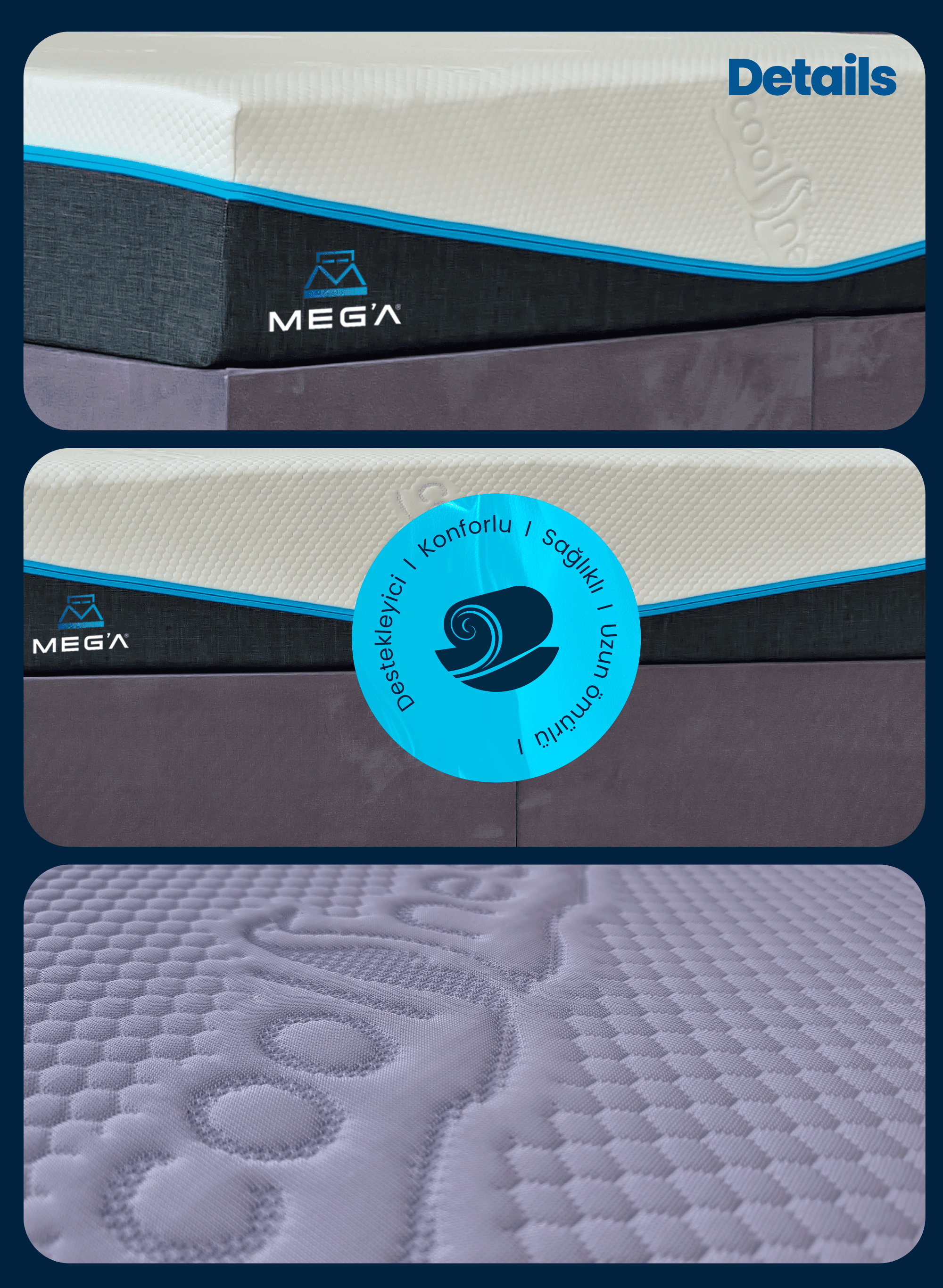 Meg'a The Bed S3 100x200