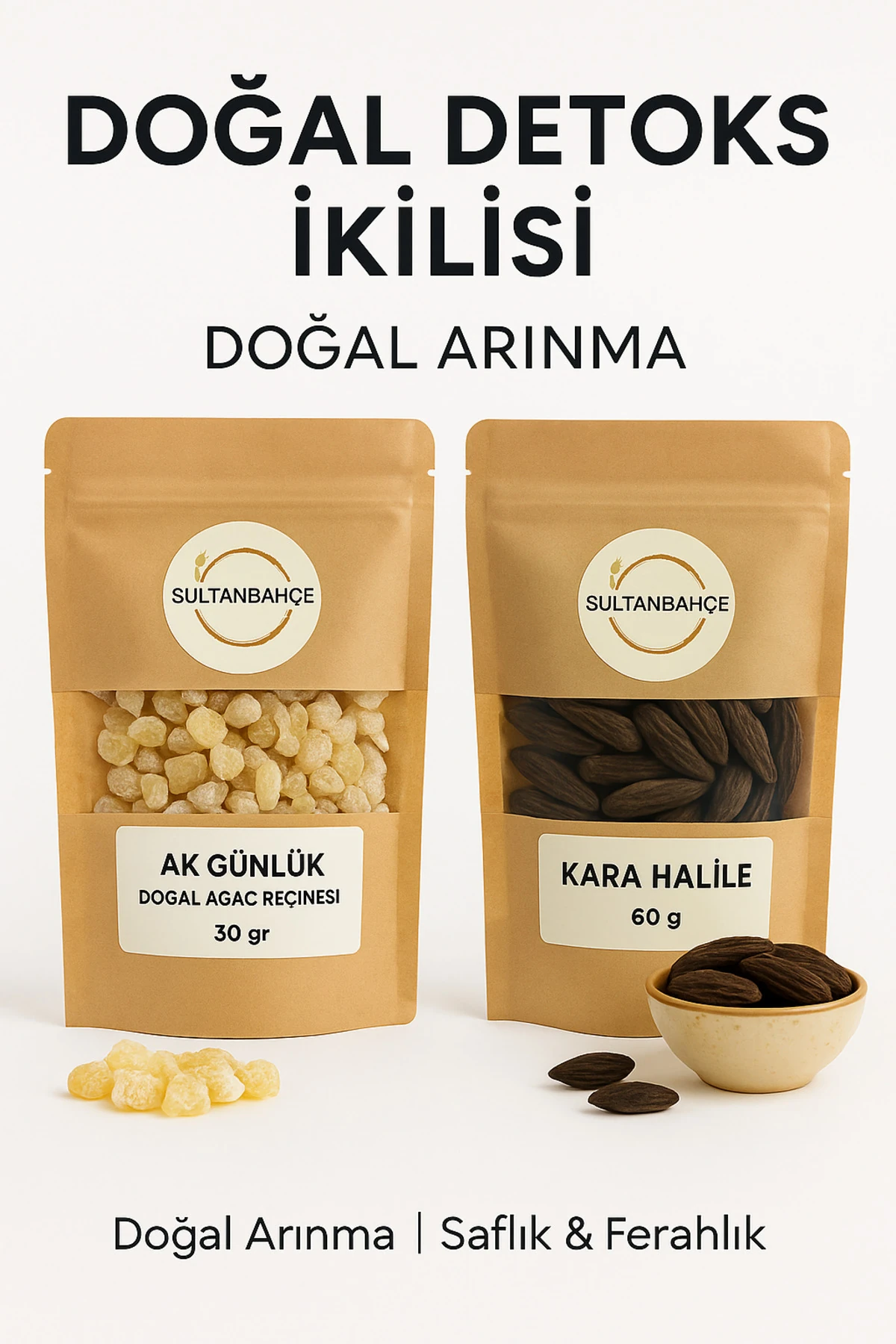 Akgünlük- Kara Halile- Detoks Seti - Doğal Bitki Çayı - Bitkisel Arınma Seti