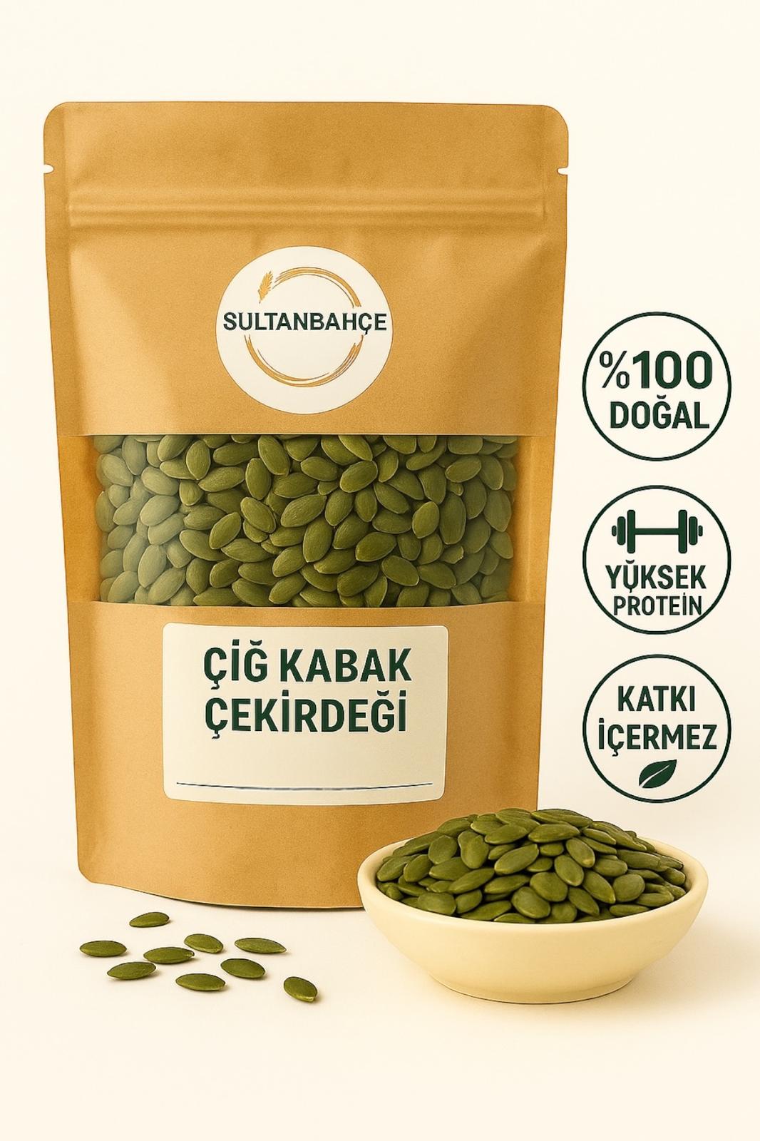 Çiğ Kabak Çekirdeği İçi – Katkısız, Kavrulmamış, Doğal Sağlıklı Atıştırmalık - 100 Gr