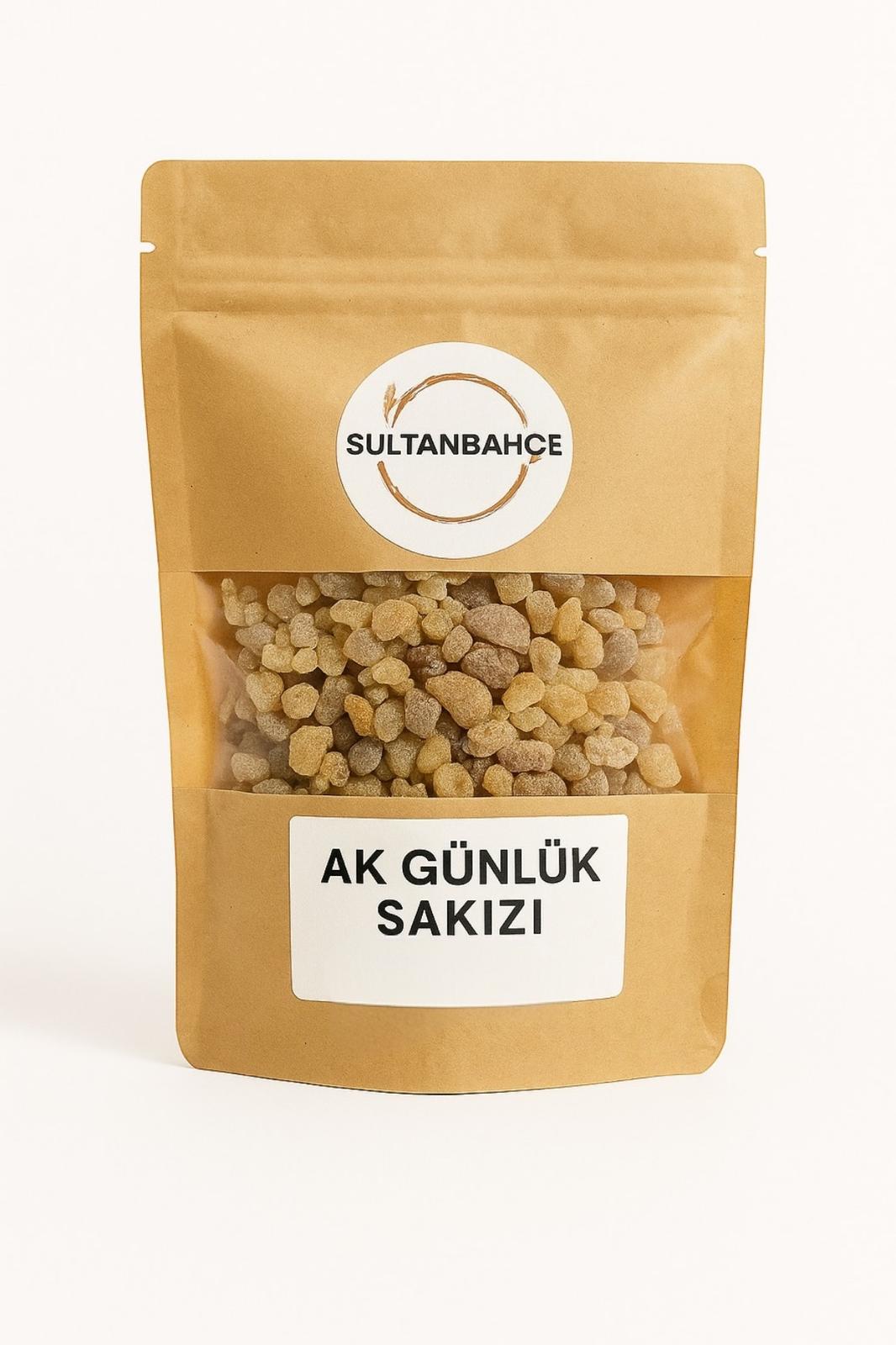 Ak Günlük Sakızı - Günlük Bitkisi %100 Doğal Ağaç Reçinesi