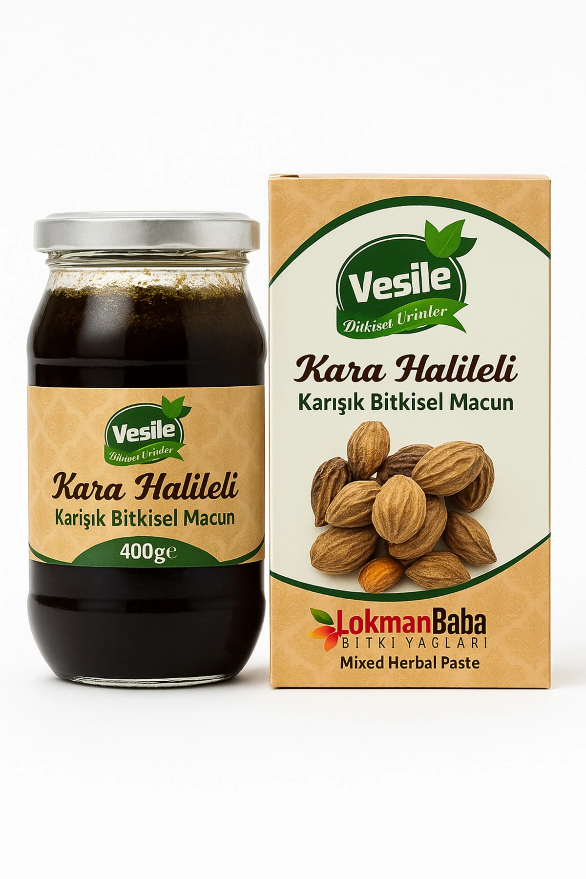 Kara Halileli Bitkisel Macun 400 g – Doğal Sindirim Düzenleyici ve Vücut Arındırıcı Karışım