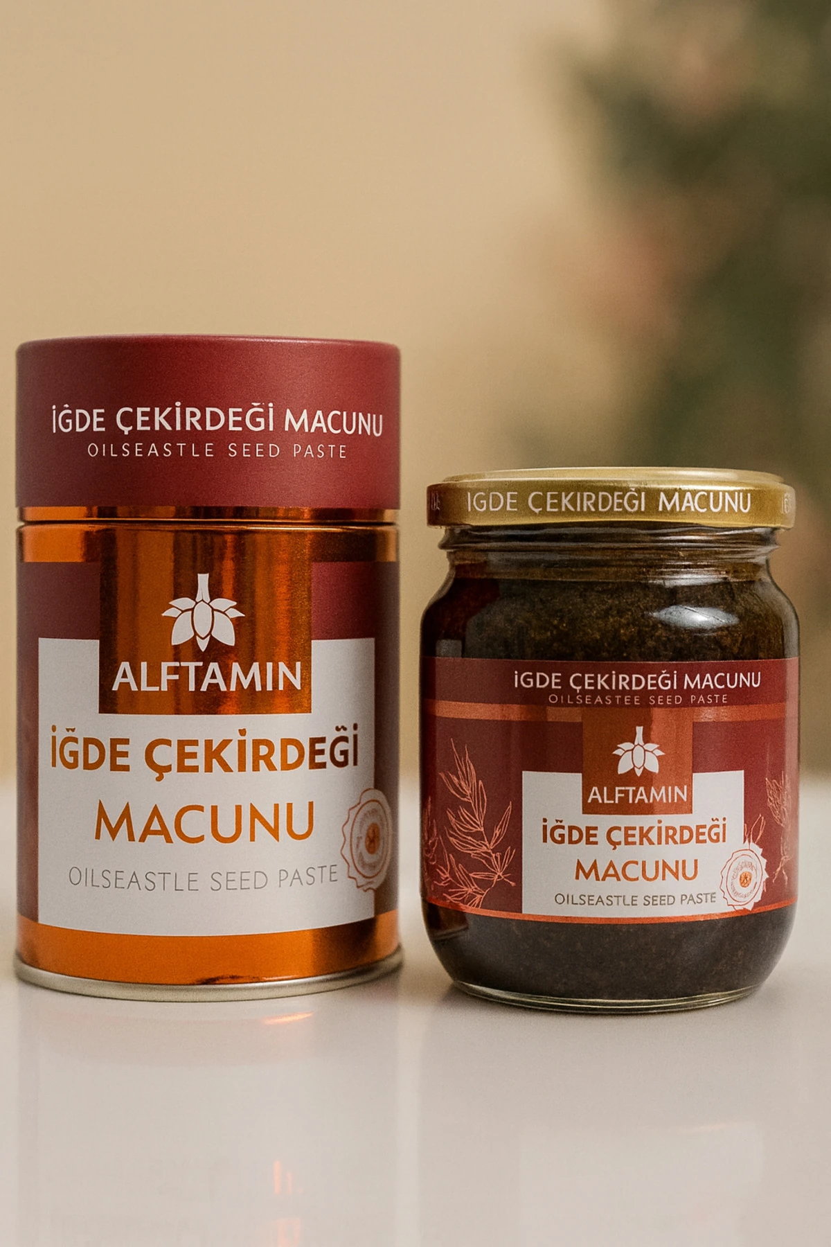 İğde Çekirdeği Macunu 240 gr | Doğal Karışım – Ekinezya, Zencefil, Keçiboynuzu, Akgünlük, Zerdeçal
