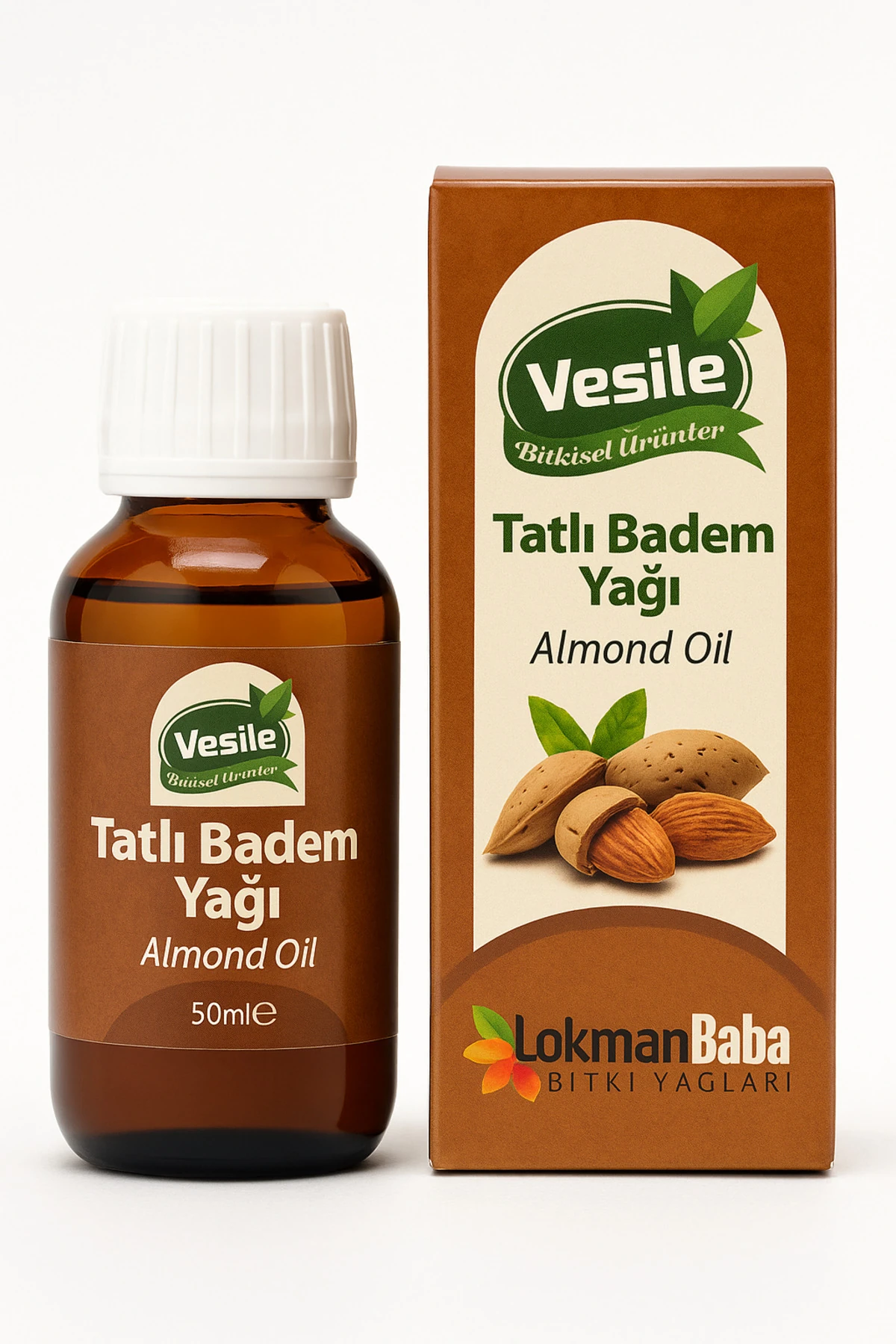 Tatlı Badem Yağı | Soğuk Sıkım ve Saf Taşıyıcı Cilt Bakım Yağı