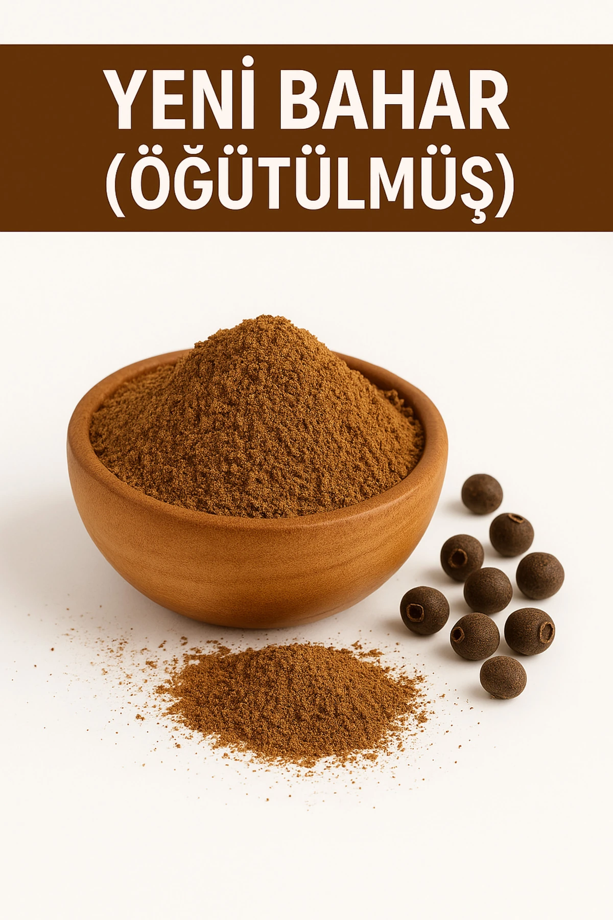 Yenibahar Toz 100 g – Doğal Öğütülmüş Yeni Bahar Baharatı | Et, Pilav ve Tatlılar İçin