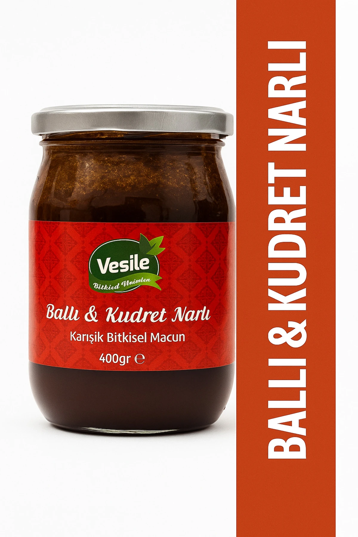 Ballı Kudret Narlı Bitkisel Macun 400 g – Doğal Bağışıklık ve Sindirim Desteği