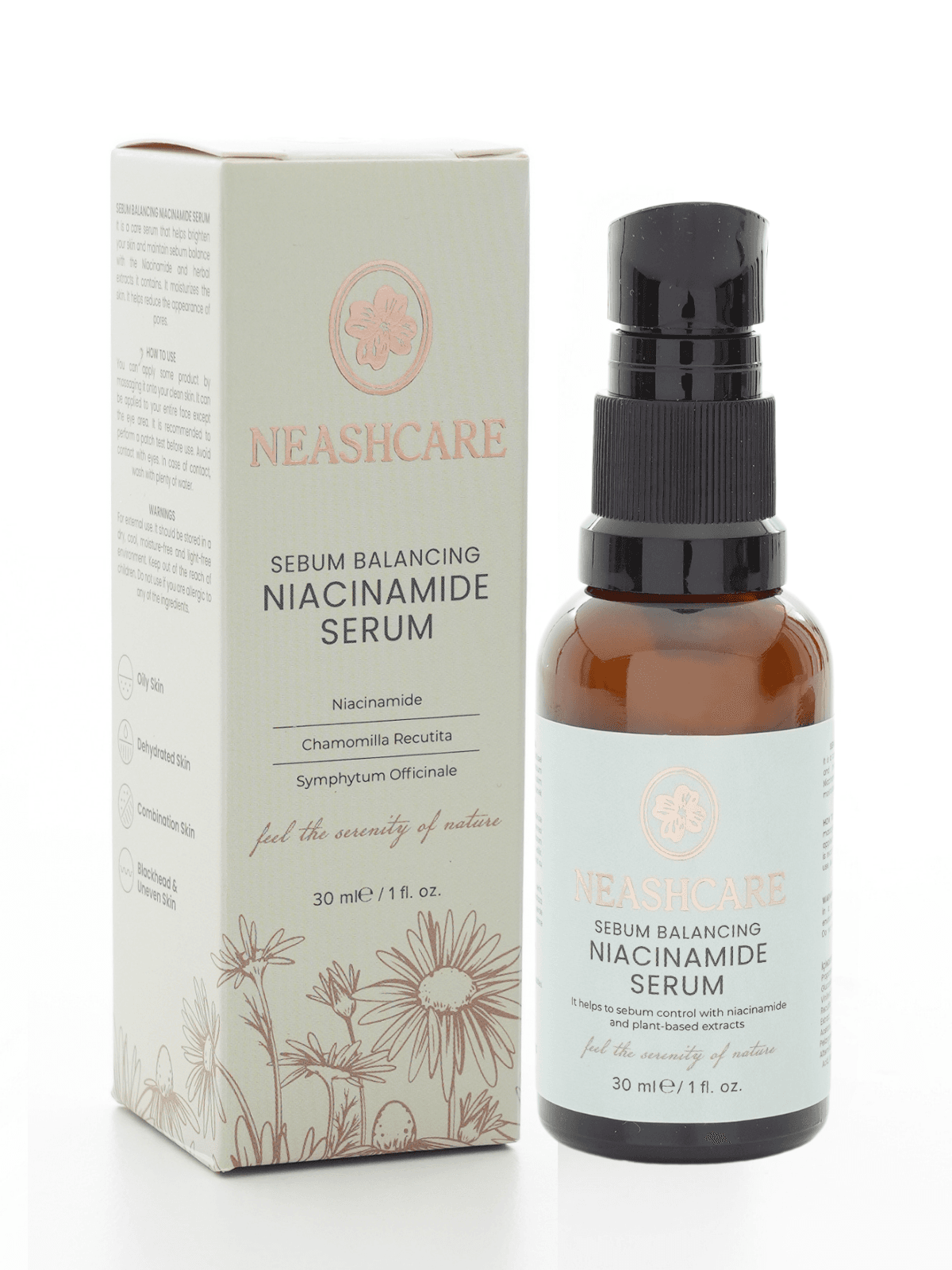 Sebum Dengeleyici ve Akne Karşıtı Gözenek Sıkılaştırıcı Niacinamide Serum 30 ml
