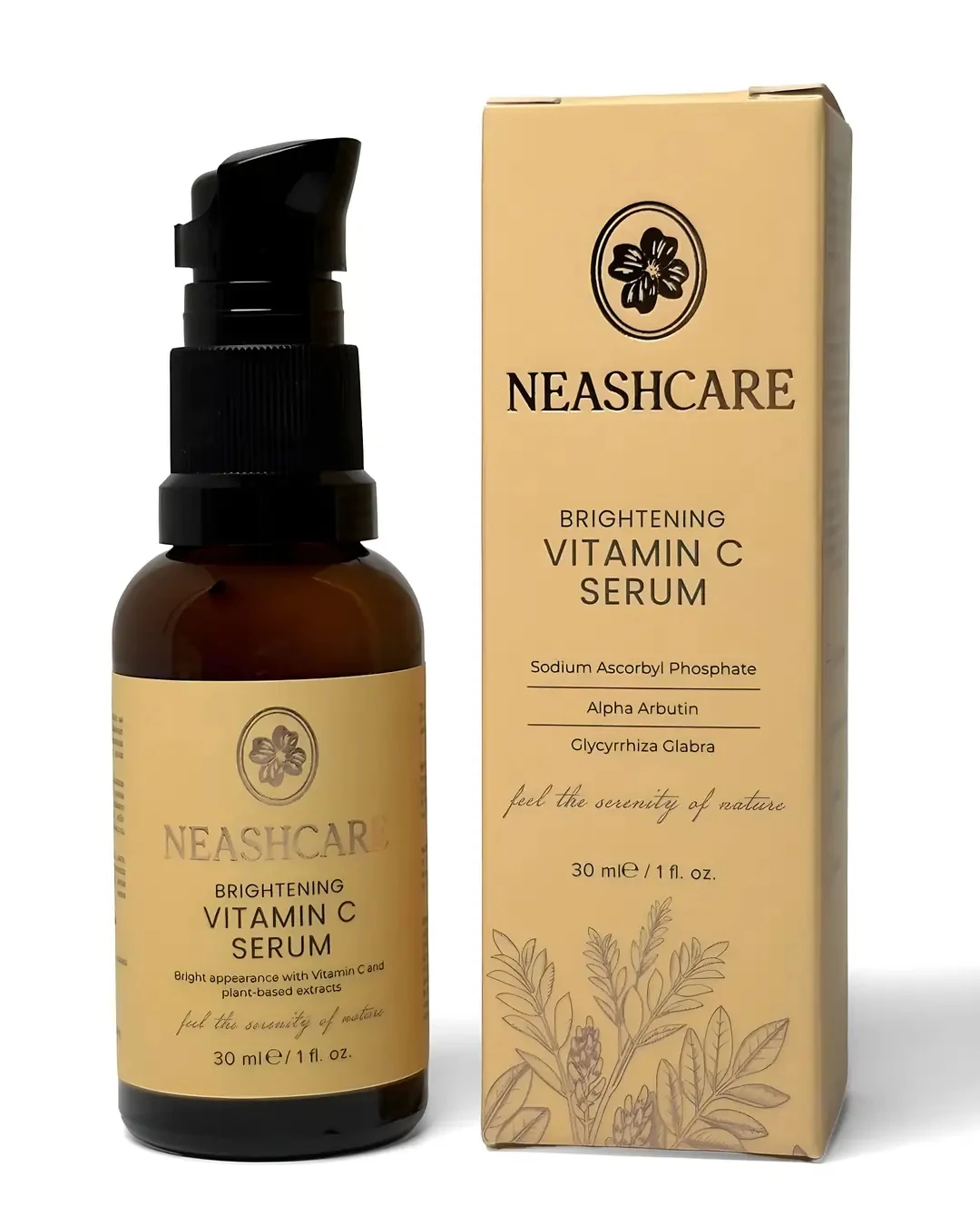 Aydınlatıcı ve Leke Görünümünü Azaltıcı C Vitamini + Arbutin Serum 30 ml