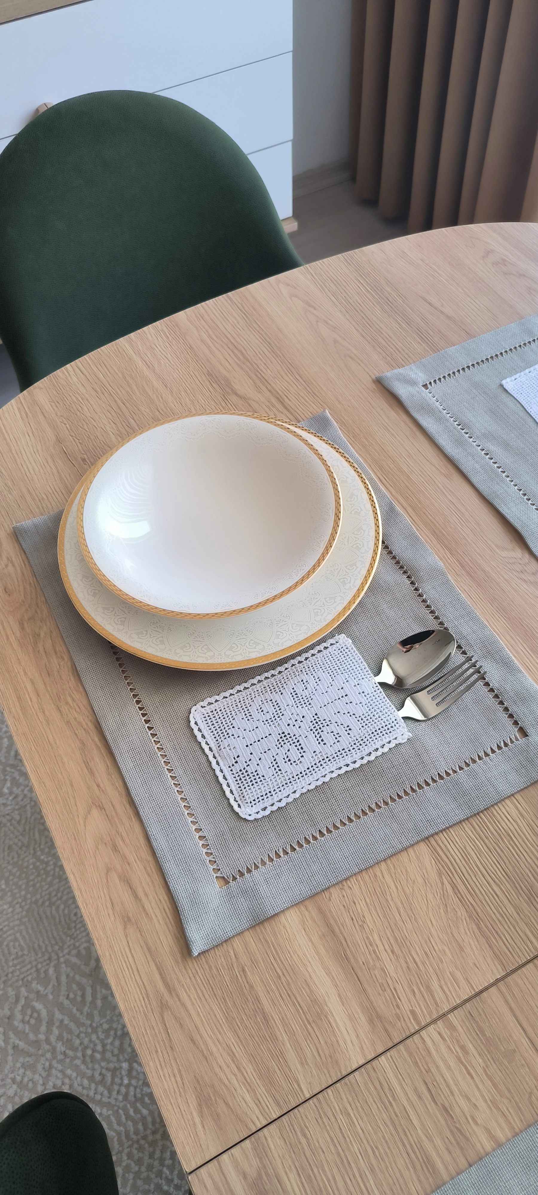 El emeği antikalı ve dantelli Amerikan servis / Adet fiyatıdır 