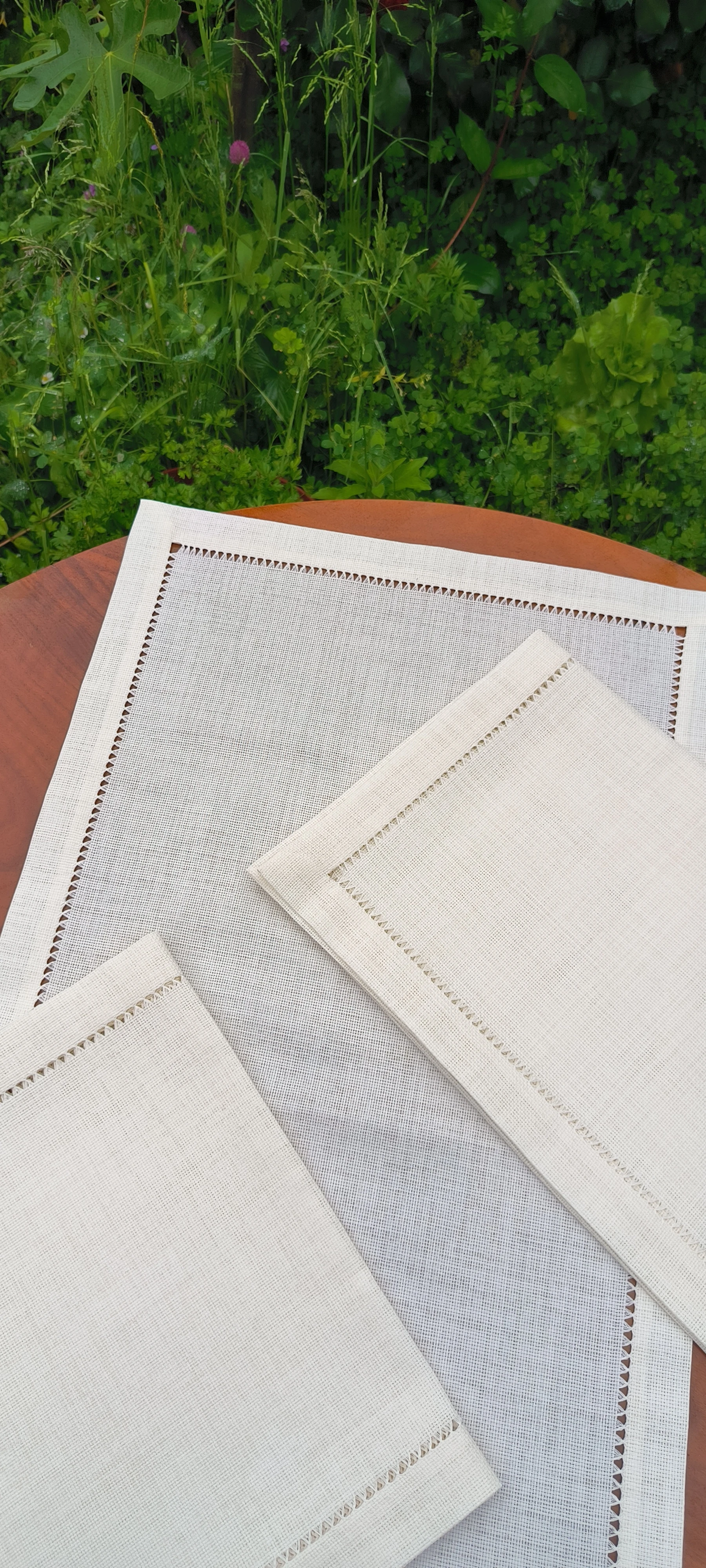 Antikalı salon takımı / Tek sıra antika krem etuval linen