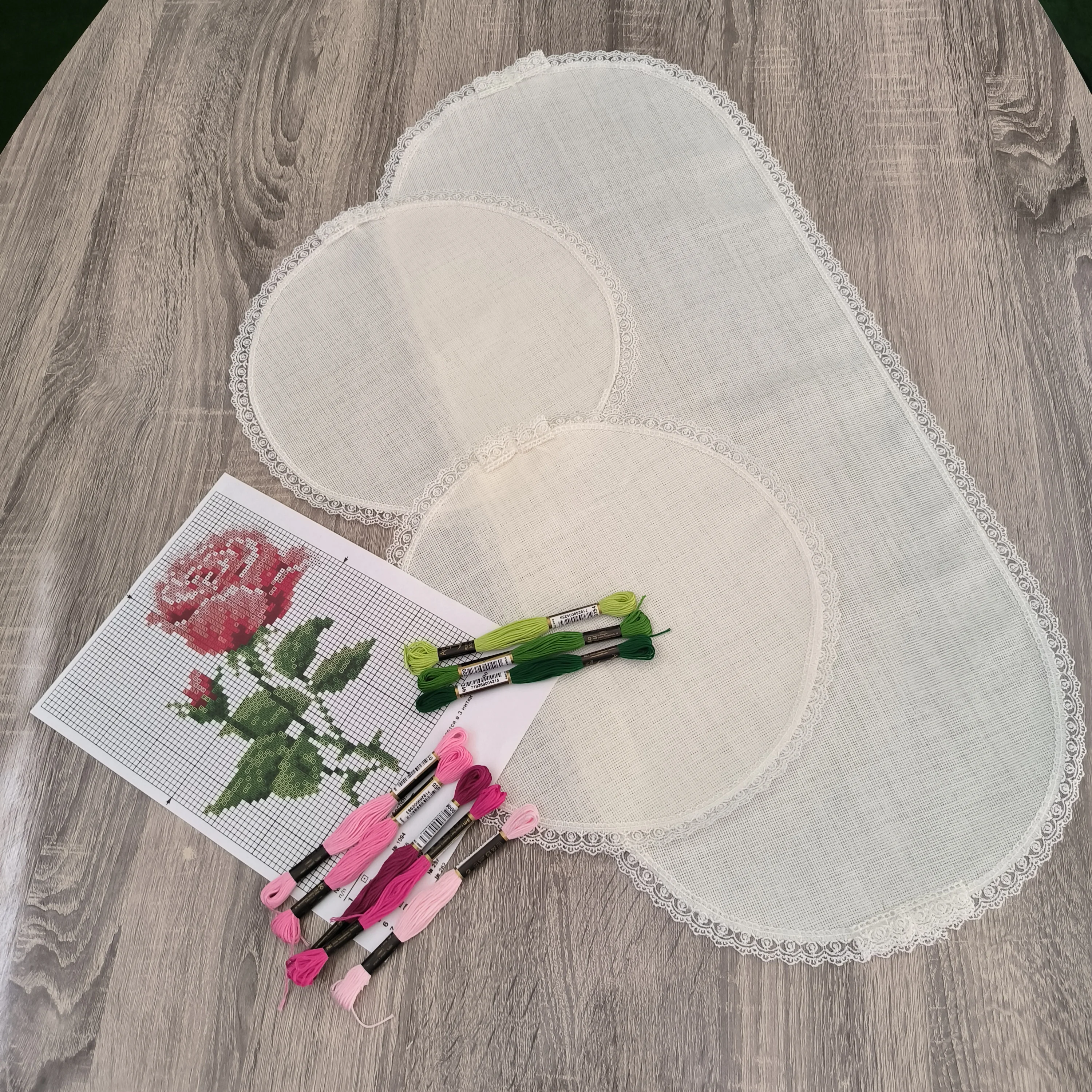 Kanaviçe işleme kiti/ yatak odası takımı 