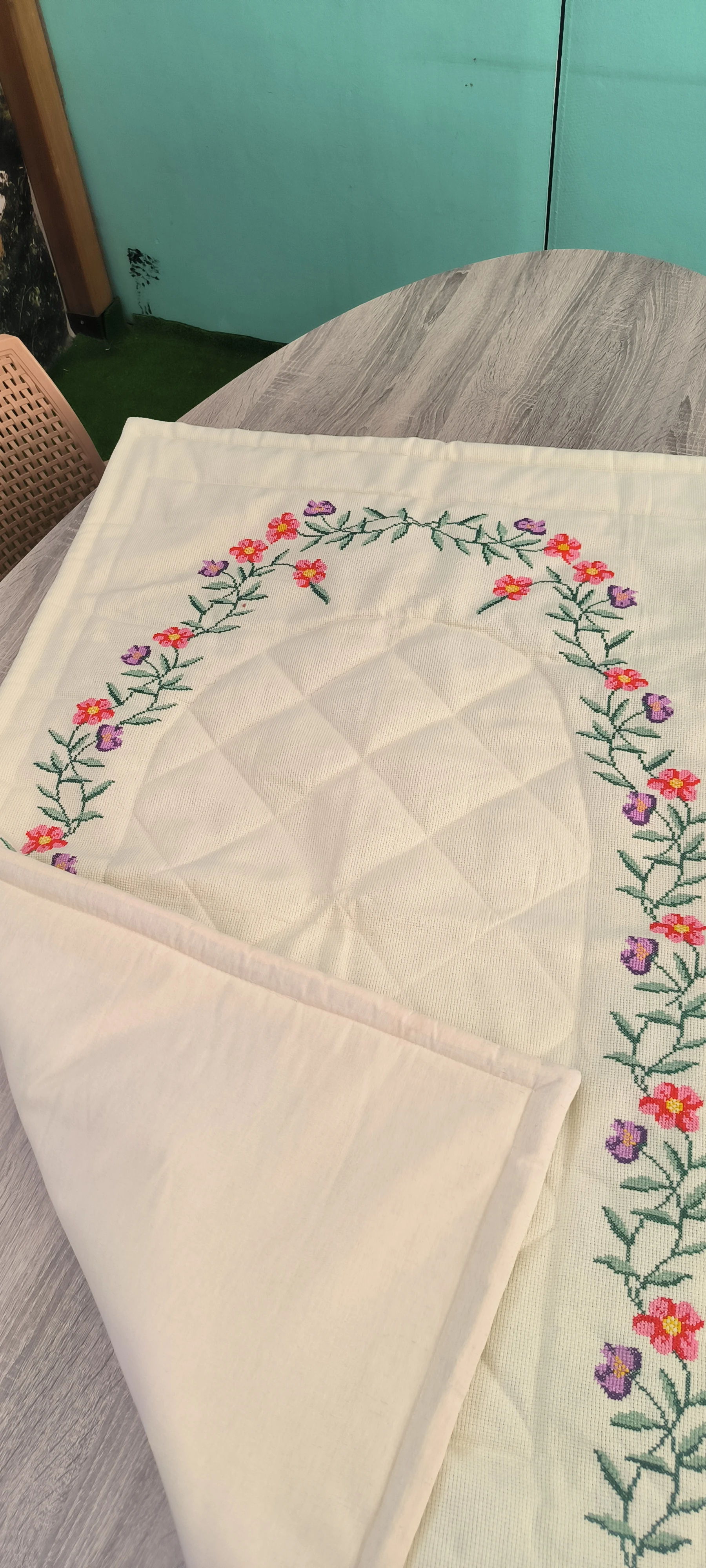 Kanaviçe işleme seccade/ El işlemesi 