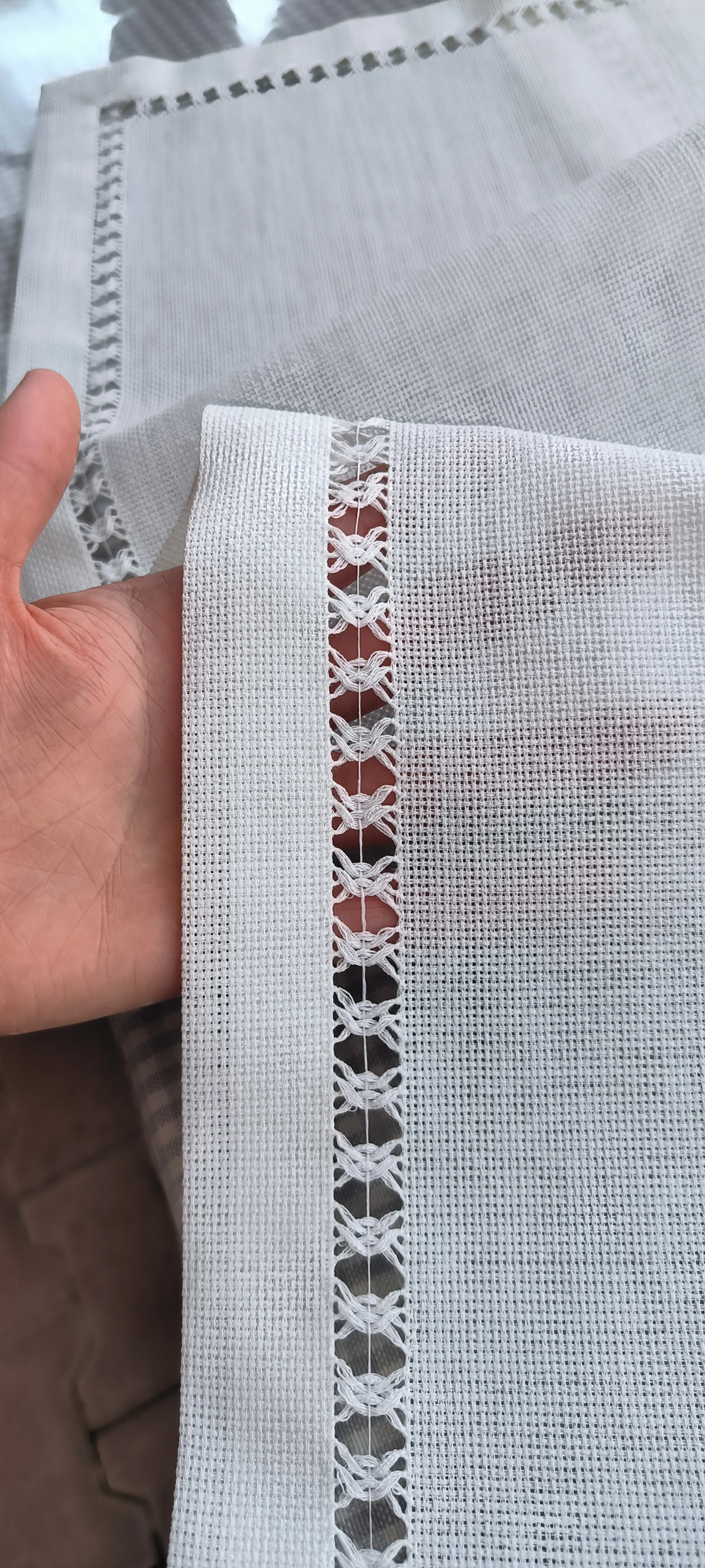 Antikalı 4 parça salon takımı/ El emeği Ajur/ kırık beyaz 