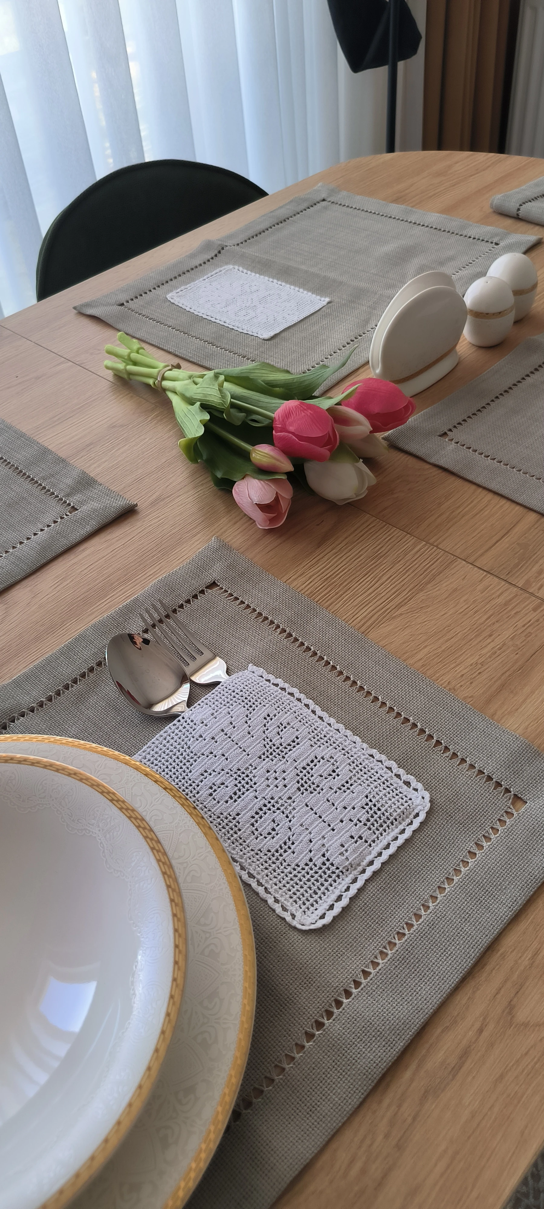 El emeği antikalı ve dantelli Amerikan servis / Adet fiyatıdır 