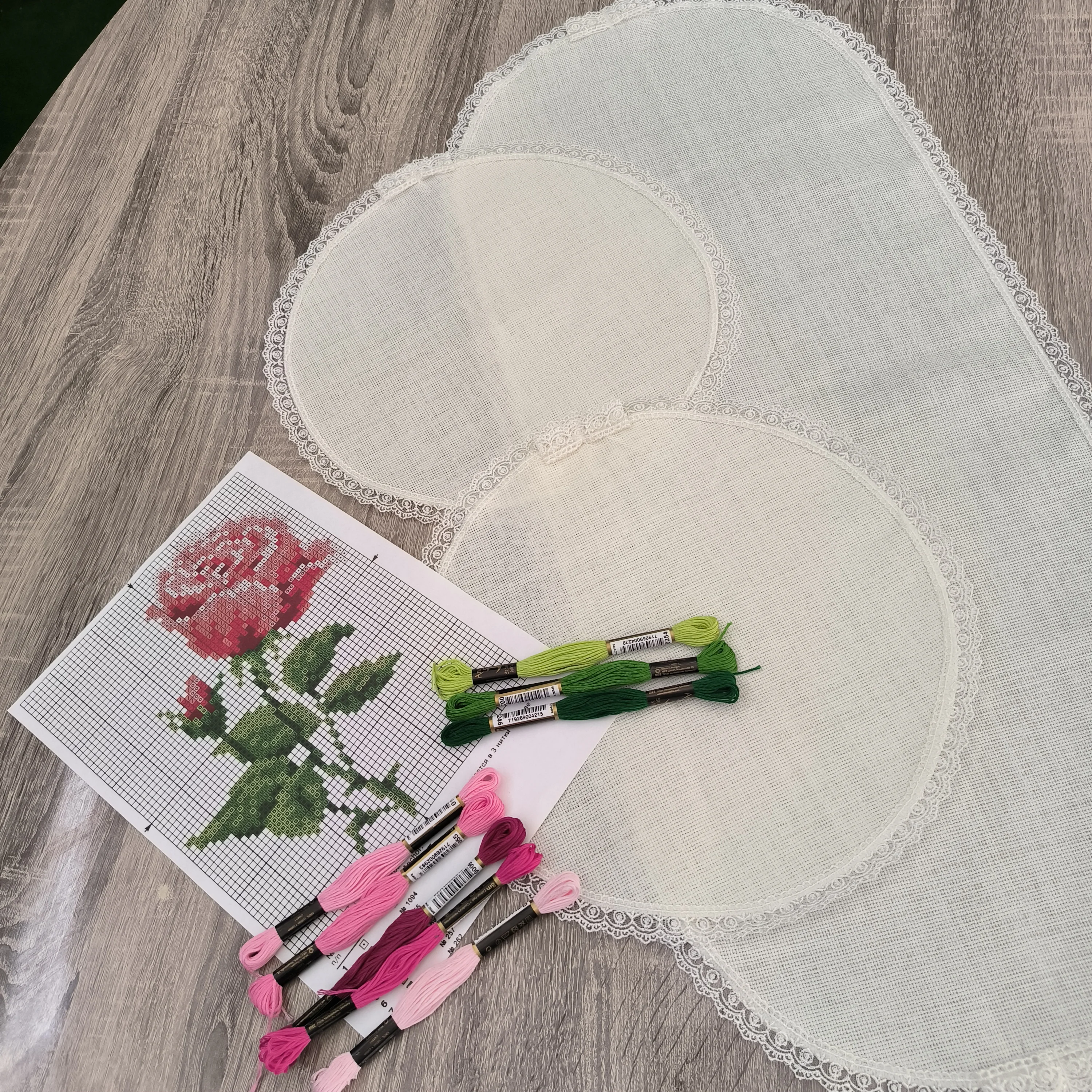 Kanaviçe işleme kiti/ yatak odası takımı 