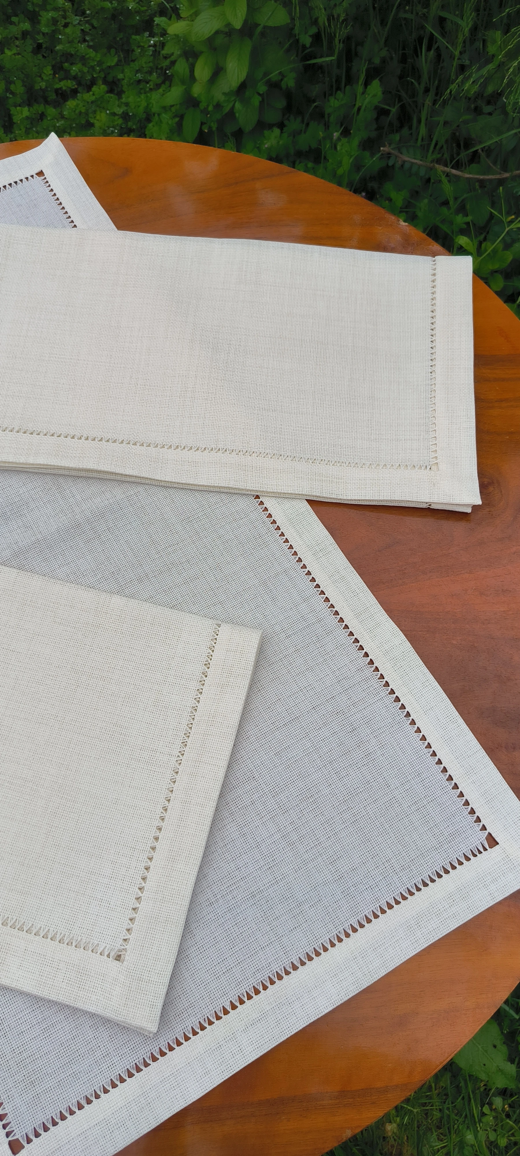 Antikalı salon takımı / Tek sıra antika krem etuval linen