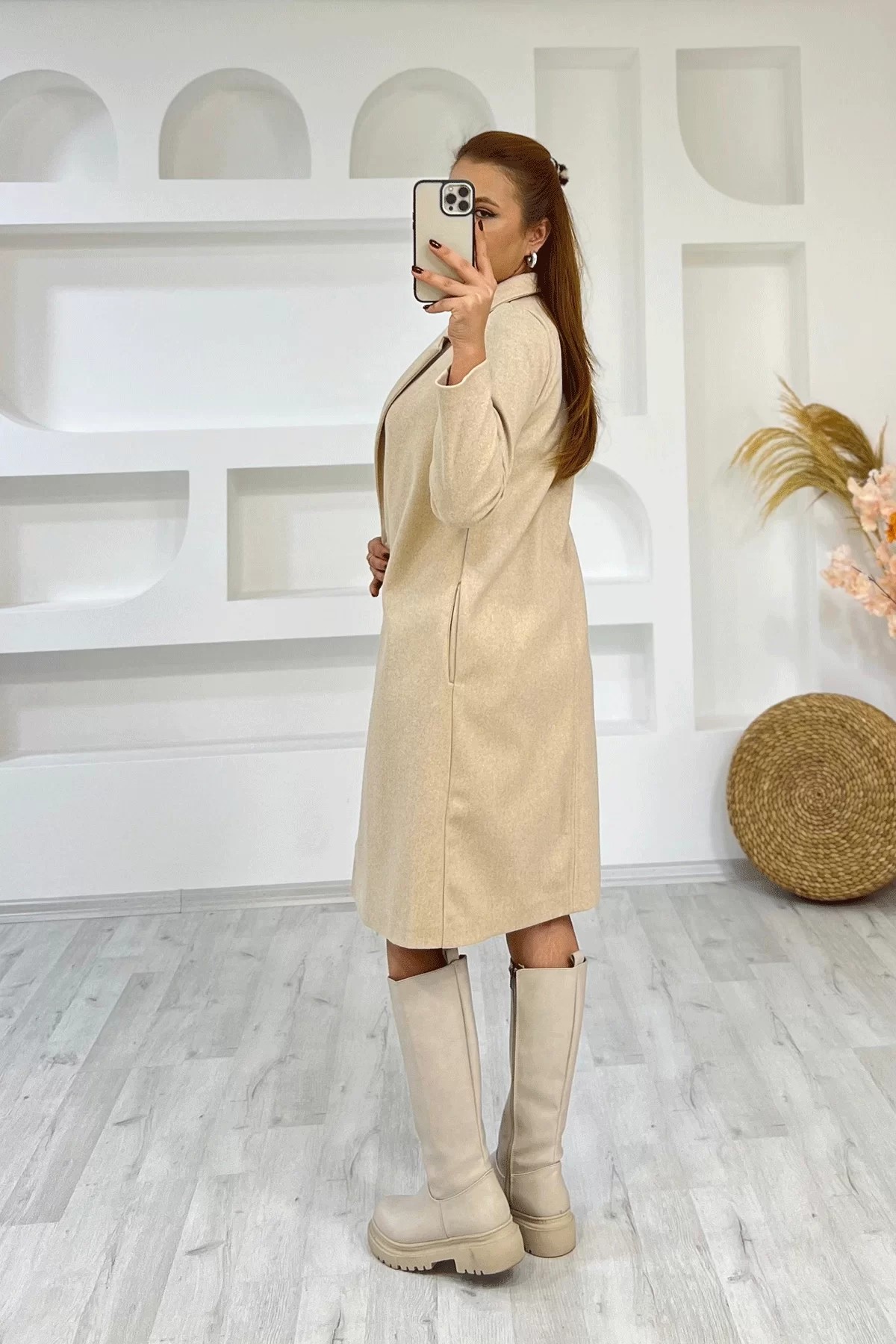 Zara Kaşe Ekru Kaban