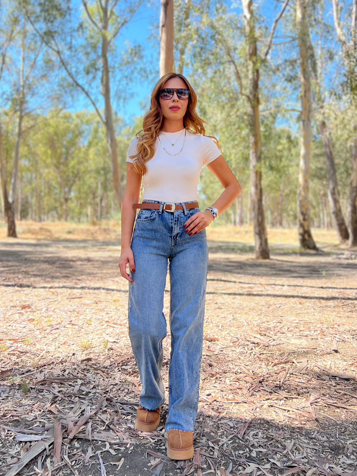 Kemerli Kot Pantolon