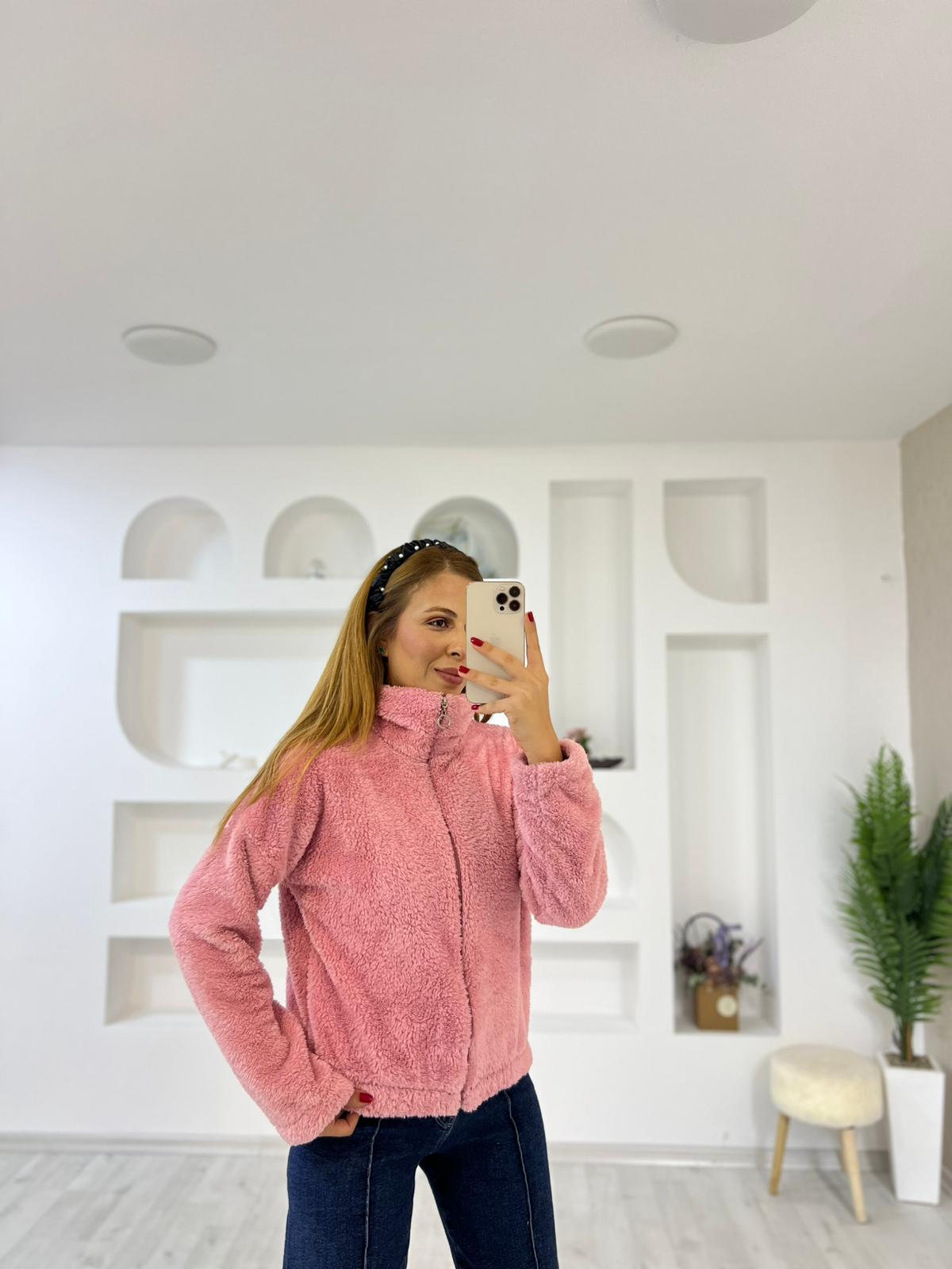 Yakalı Peluş - Pembe