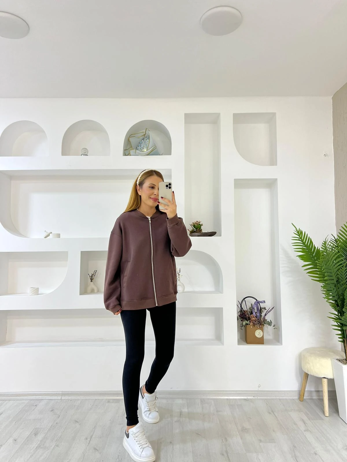 Fermuarlı Kolej Ceket