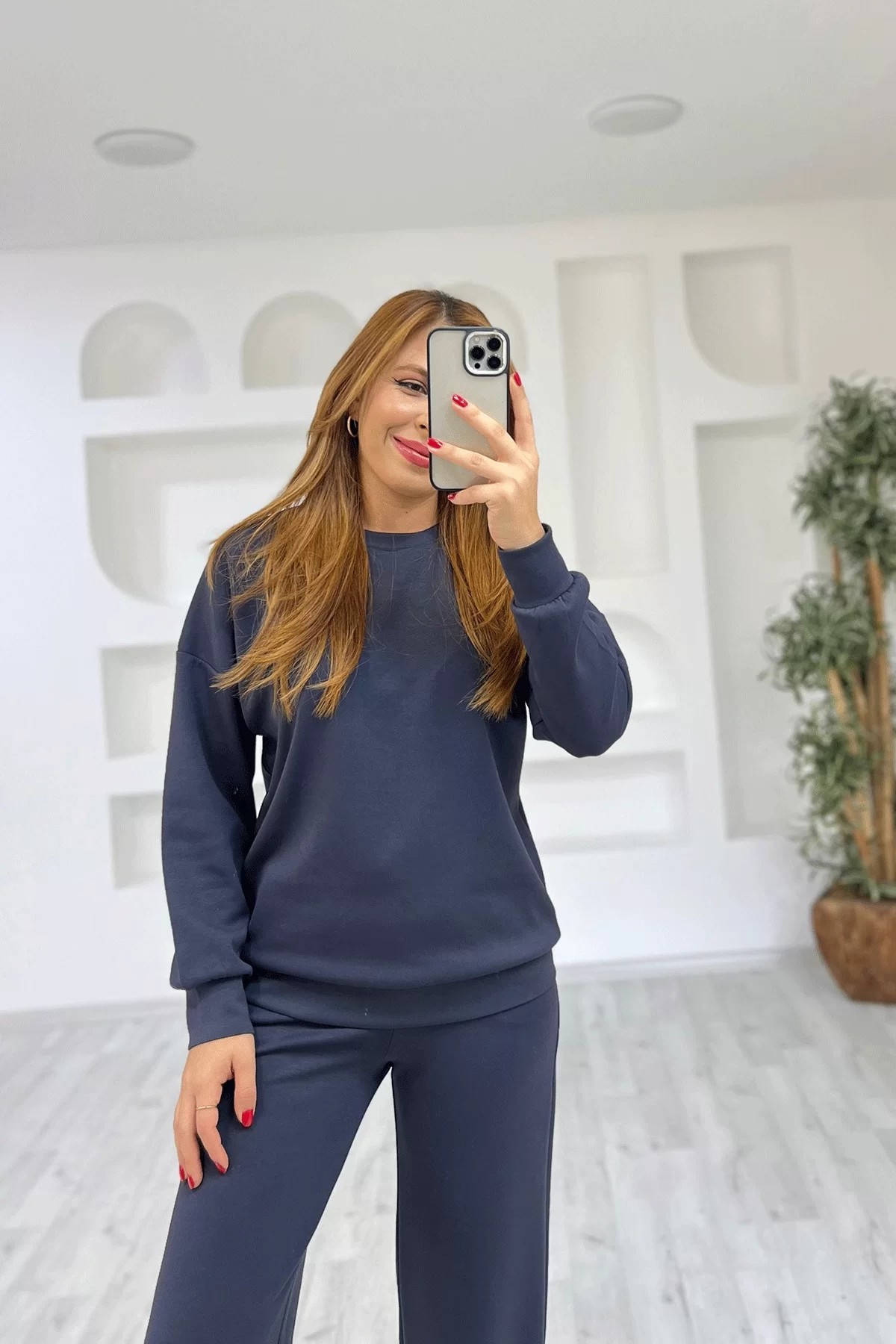 Model Kumaş Antrasit İkili Takım