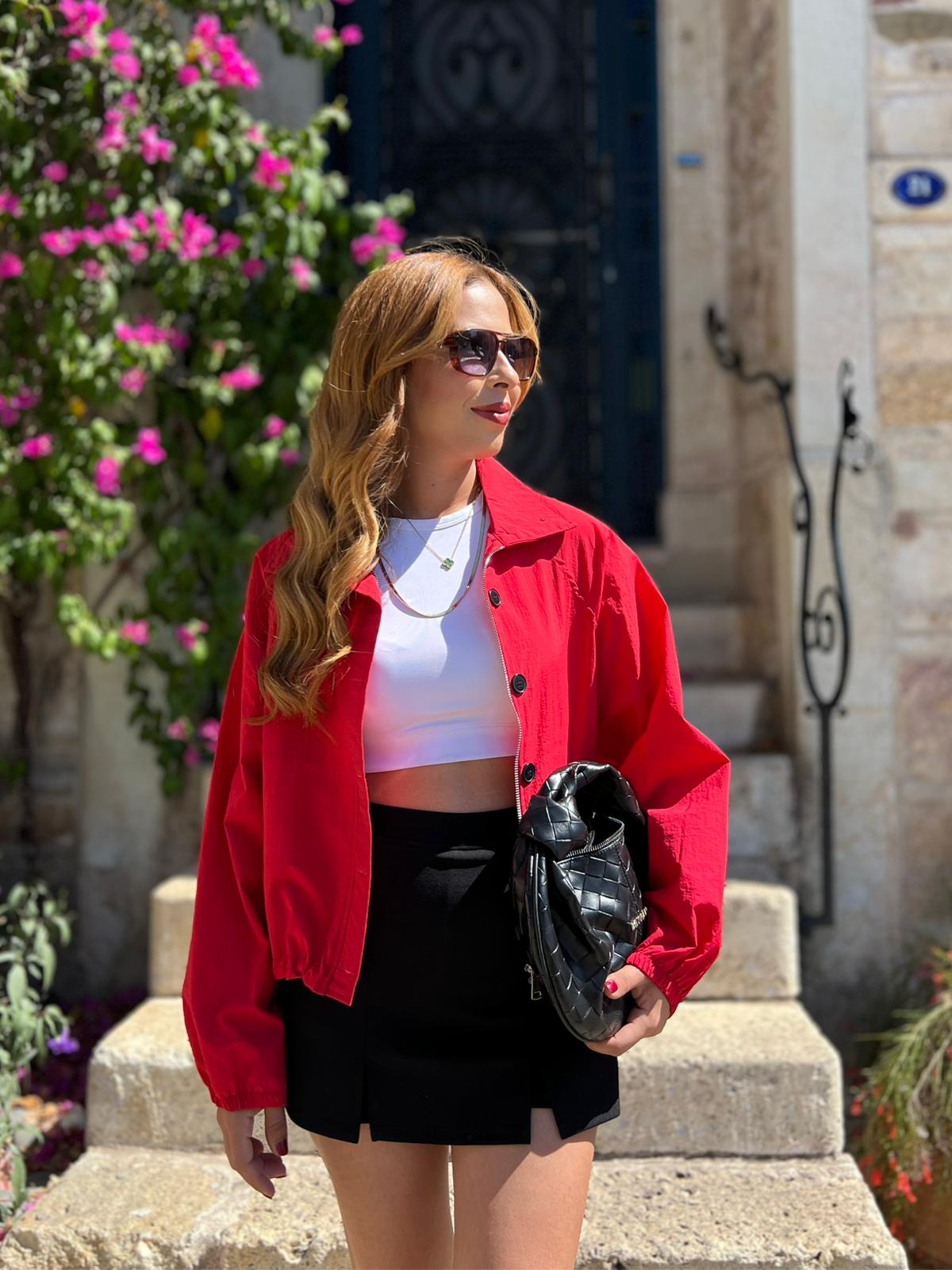 Massimo Dutti Bomber Fermuarlı Düğme Detay Ceket