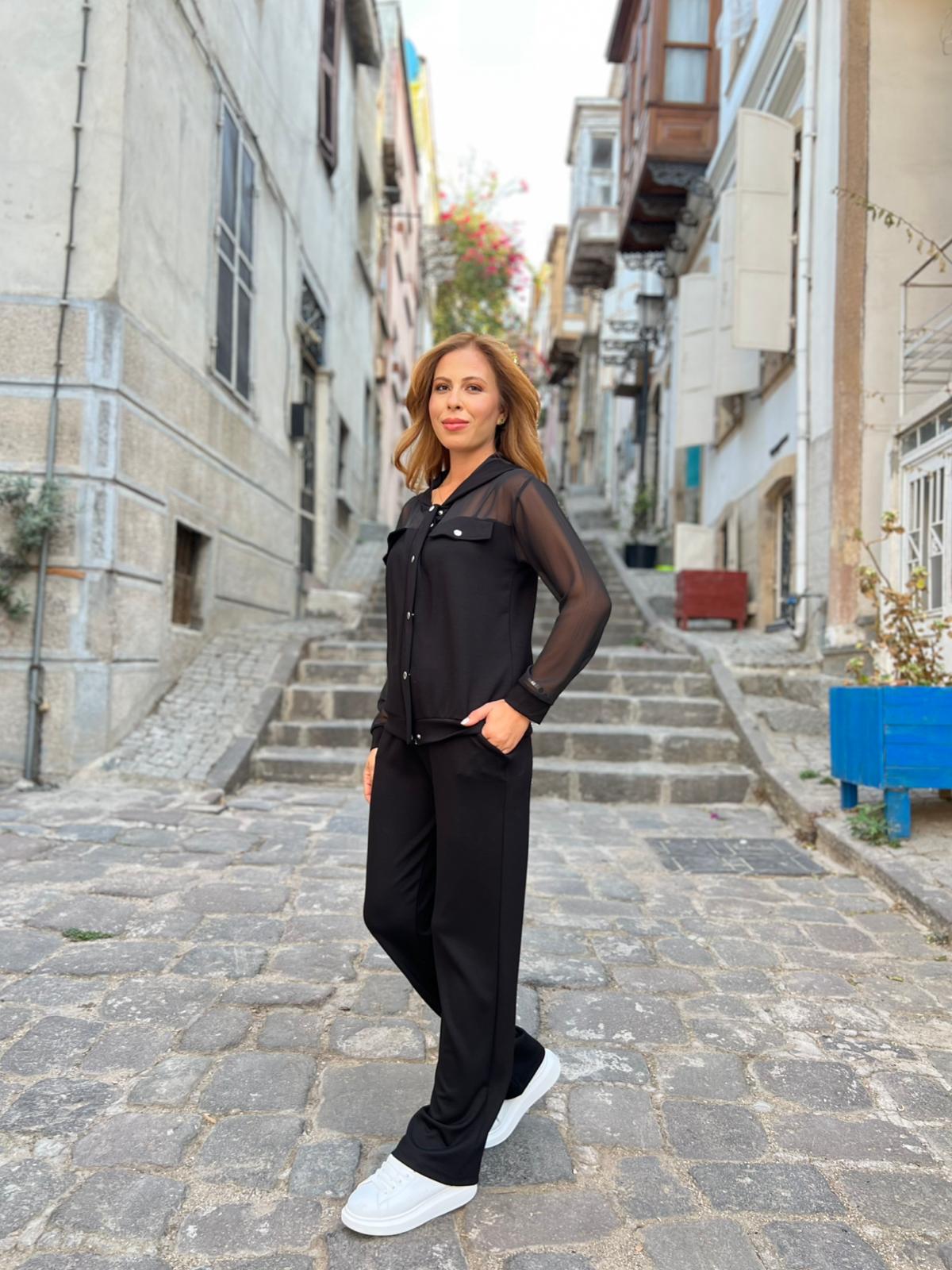 Modal Tül Detaylı Takım