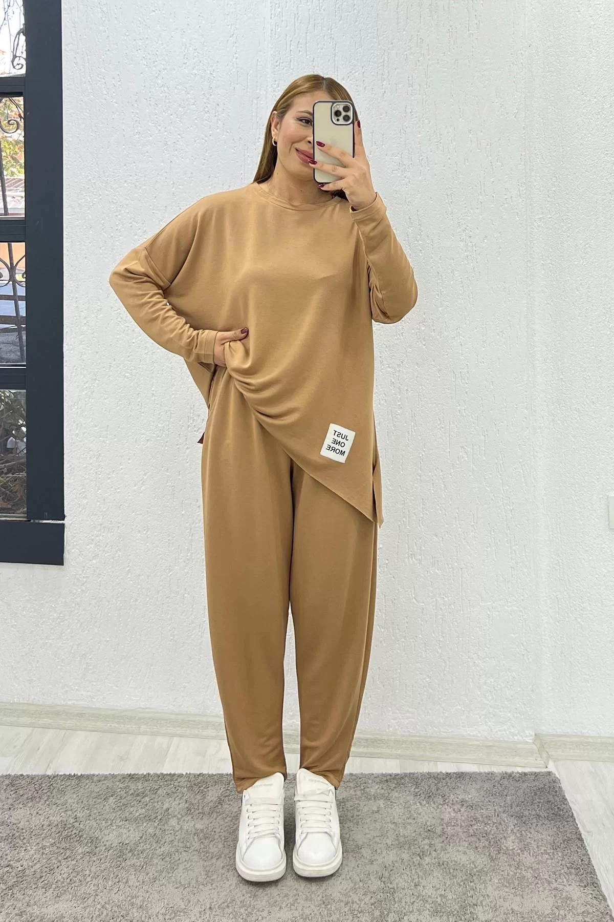 Viskon Armalı Takım Camel