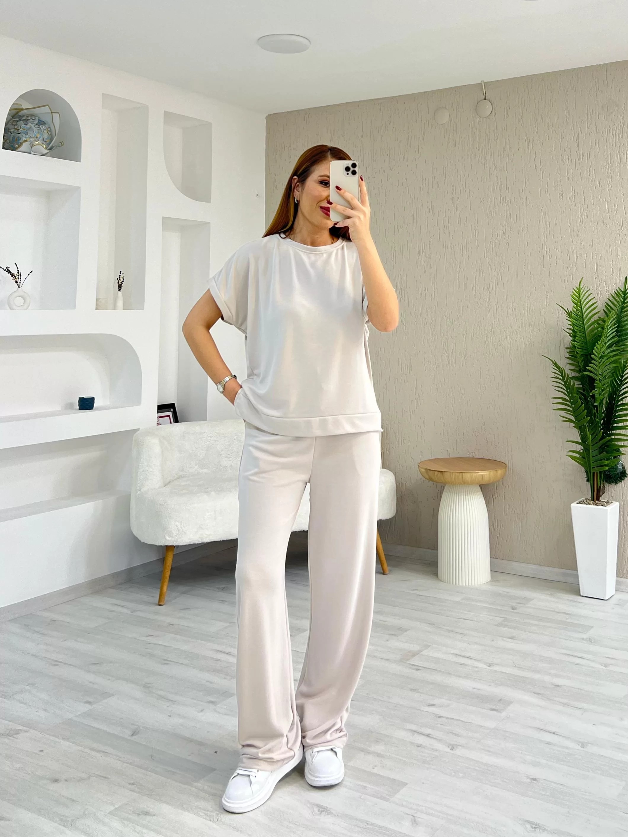 Oysho Pike Takım Krem