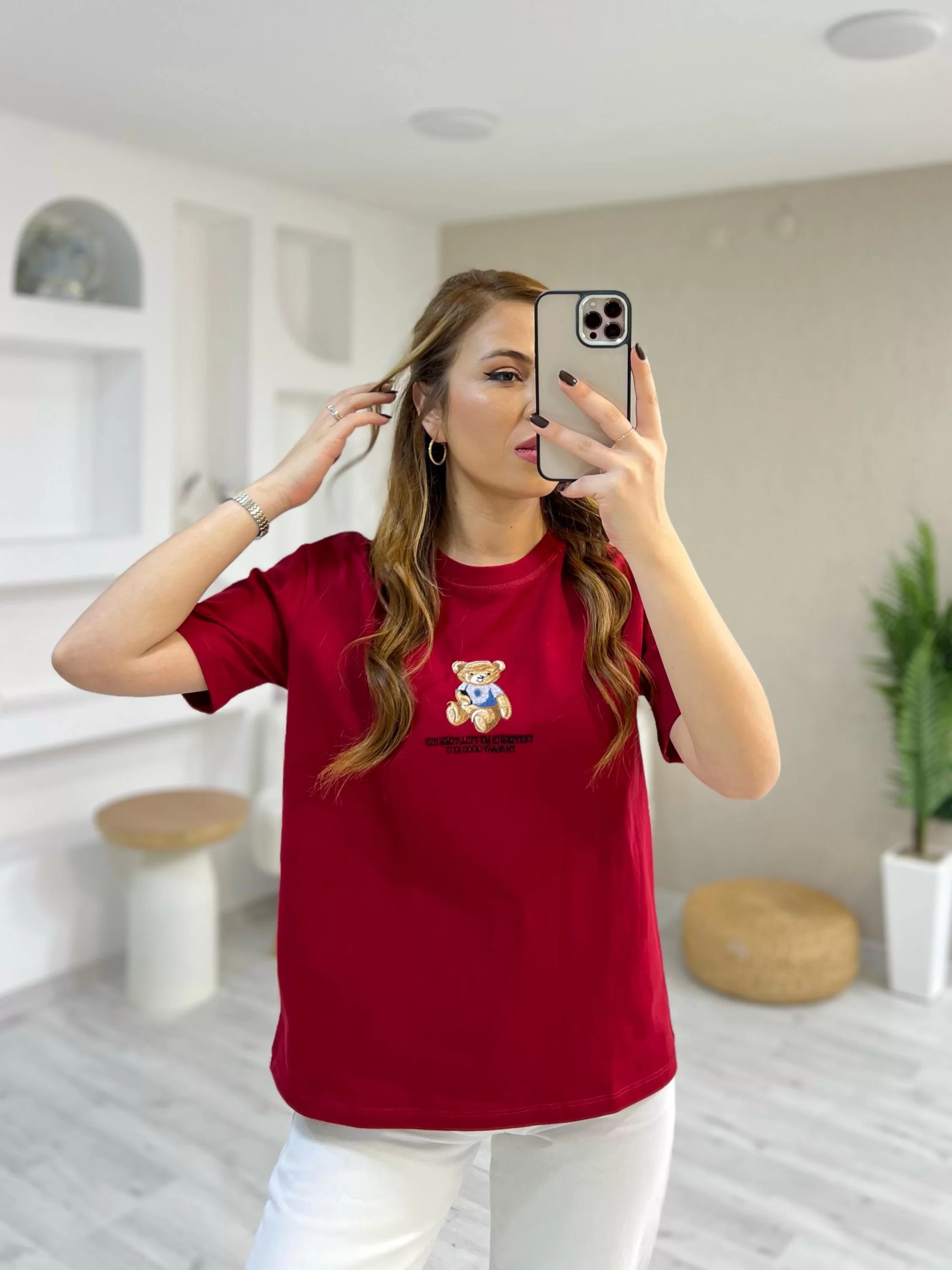 Teddy Kırmızı Tshirt
