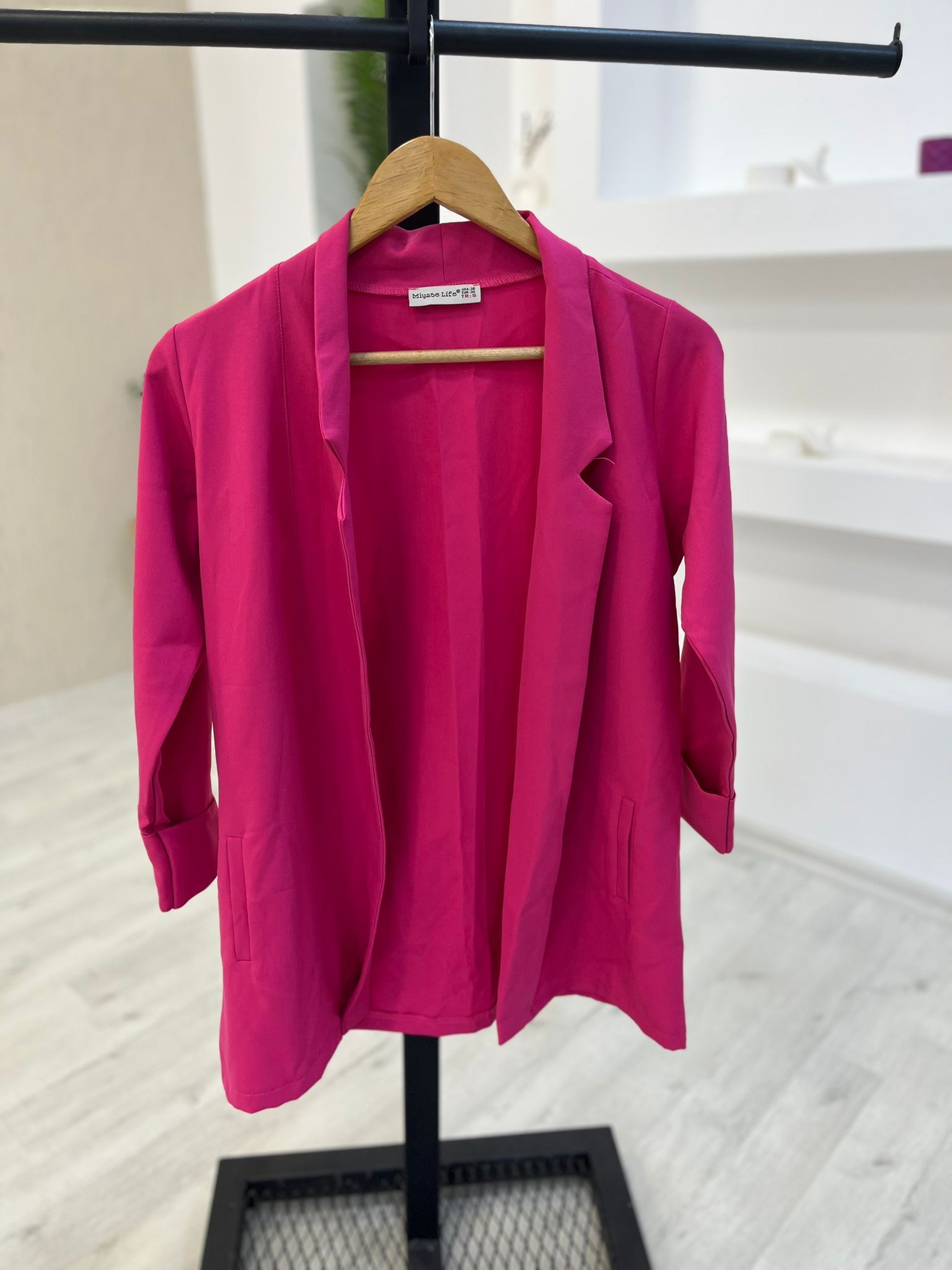 Blazer ceket - Pembe